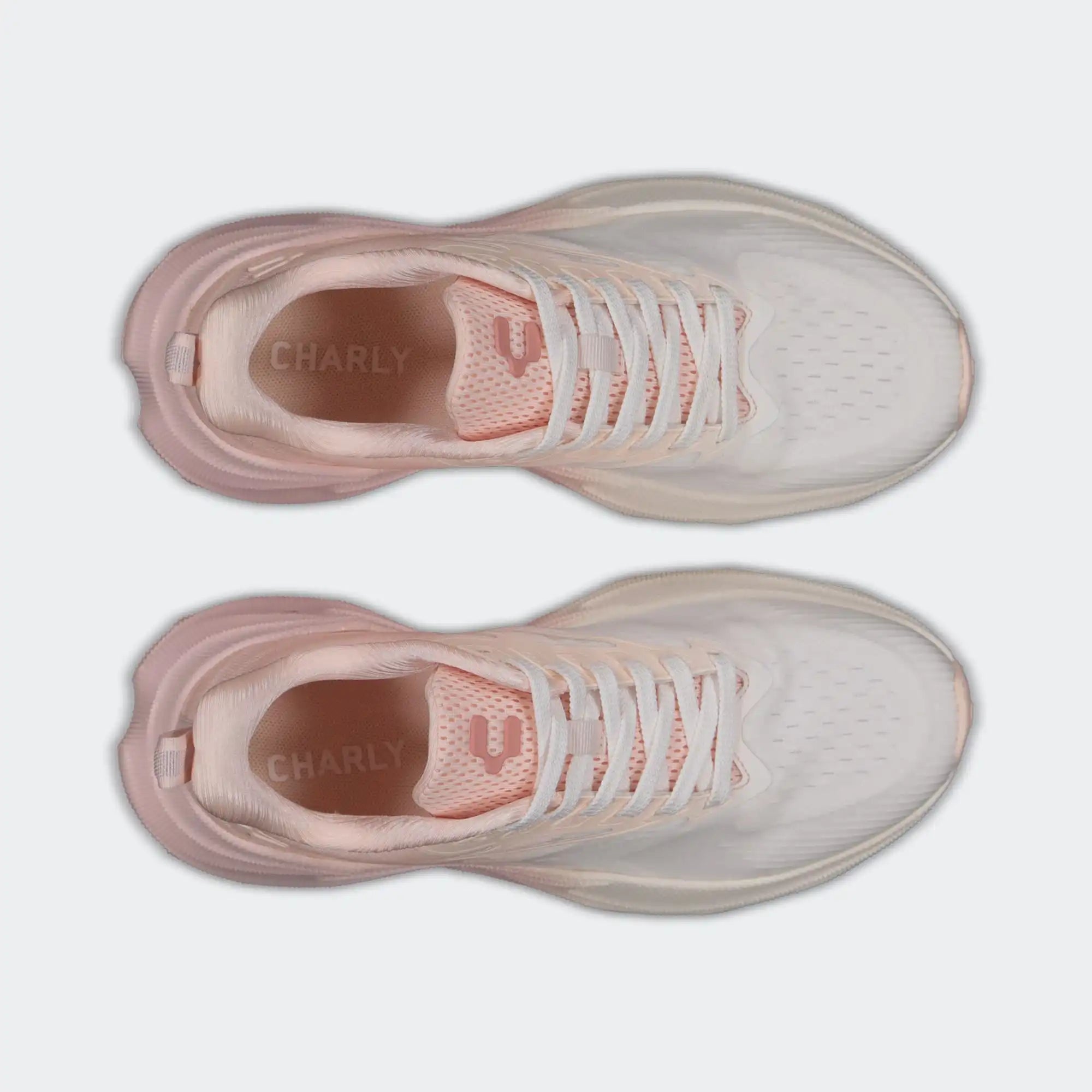 Pink White Walking Light Sport Shoes for Women Charly Larisa Relax