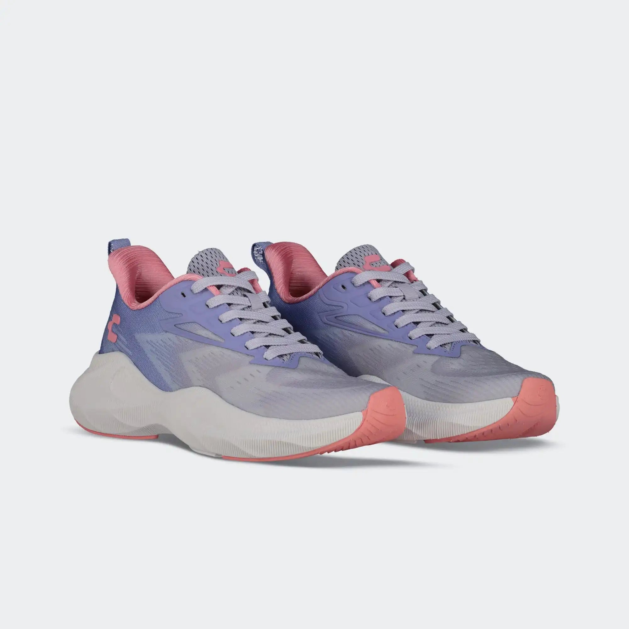 Purple Pink Walking Light Sport Shoes for Women Charly Larisa Relax