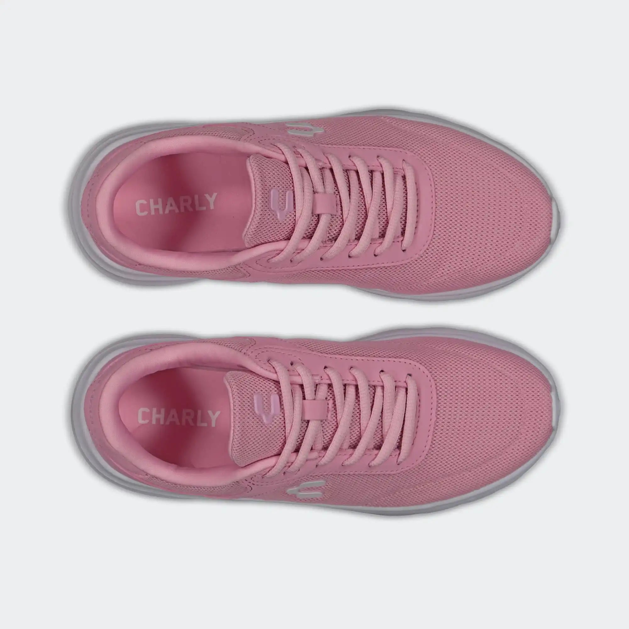 Pink White Running Road Casual Shoes for Women Charly Sprint Sport