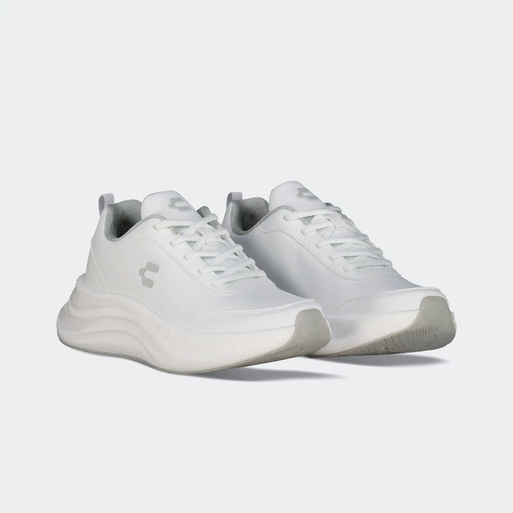 White Running Road Casual Shoes fot Women Charly Sport Olimpia 2.0 PU