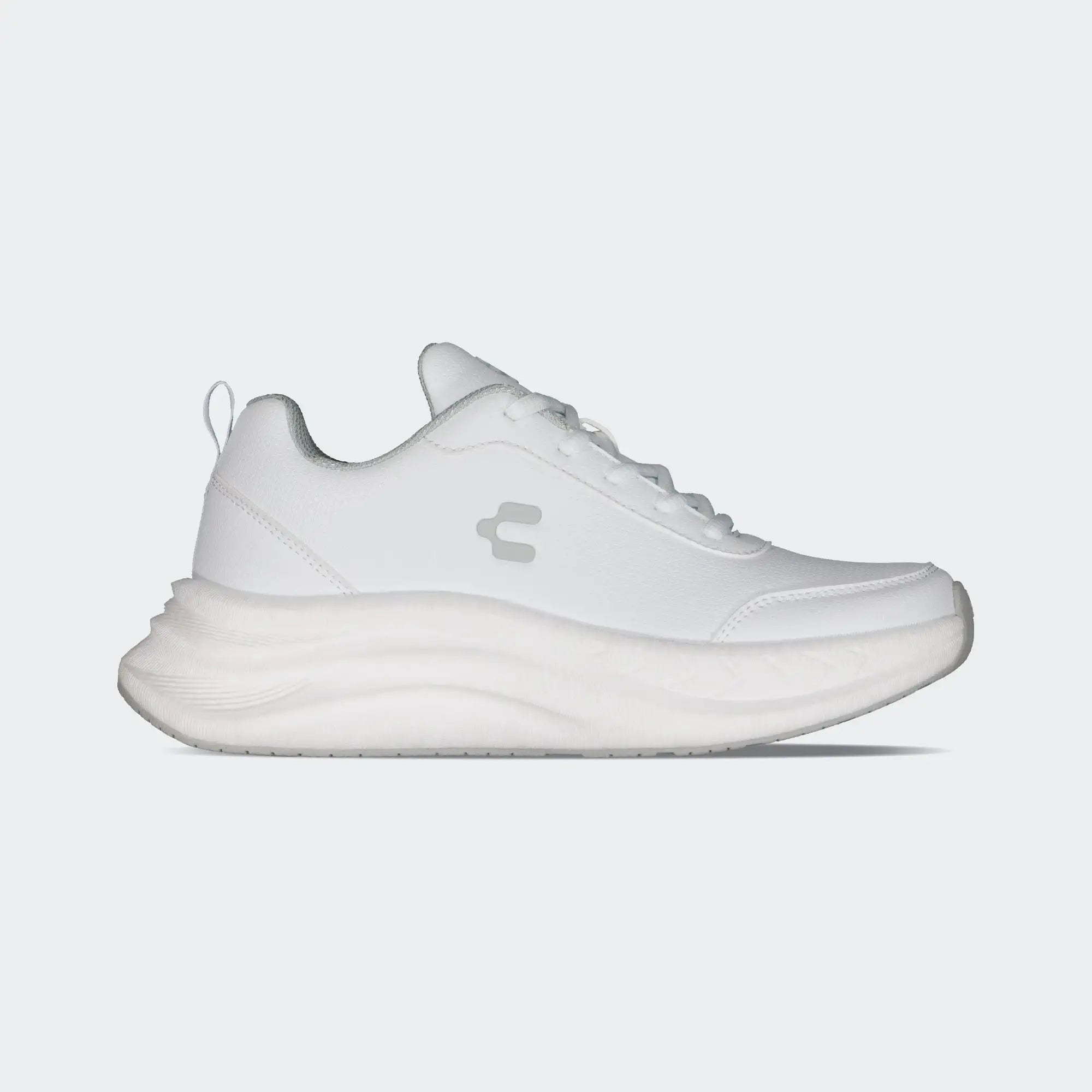 White Running Road Casual Shoes fot Women Charly Sport Olimpia 2.0 PU