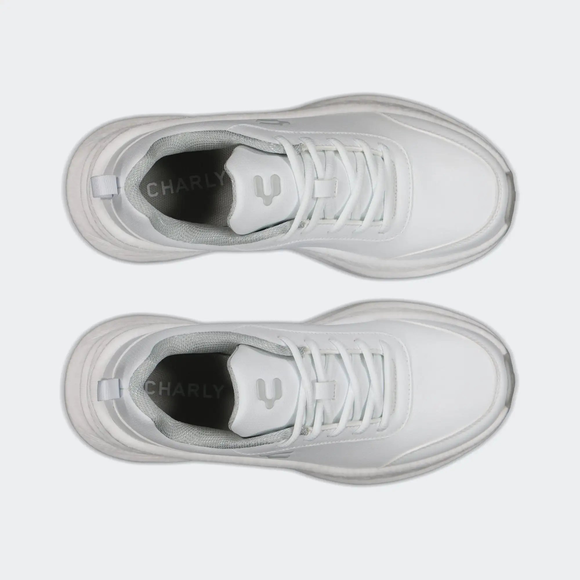 White Running Road Casual Shoes fot Women Charly Sport Olimpia 2.0 PU