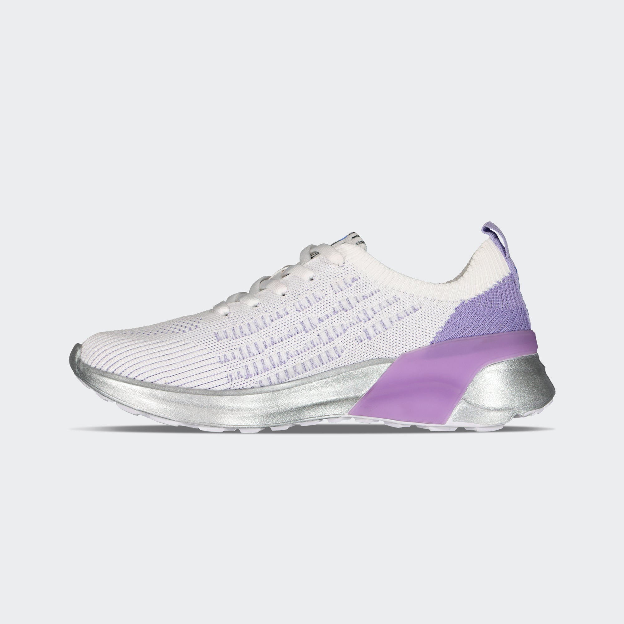 White Lilac Relax Walking Light Sport Shoes for Women Charly Portel