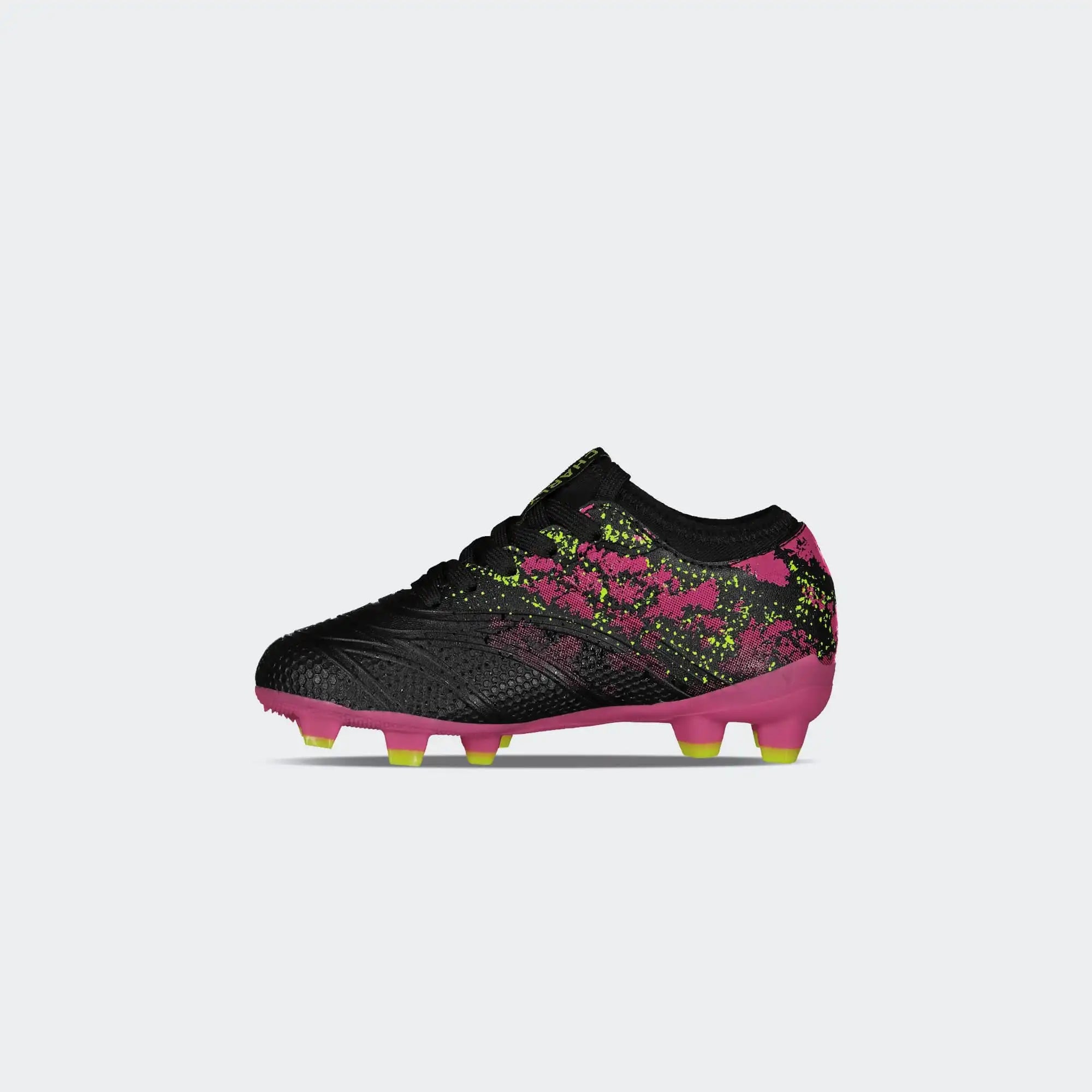 Black Fuchsia Soccer Cleats for Boy Charly Blaze Yt