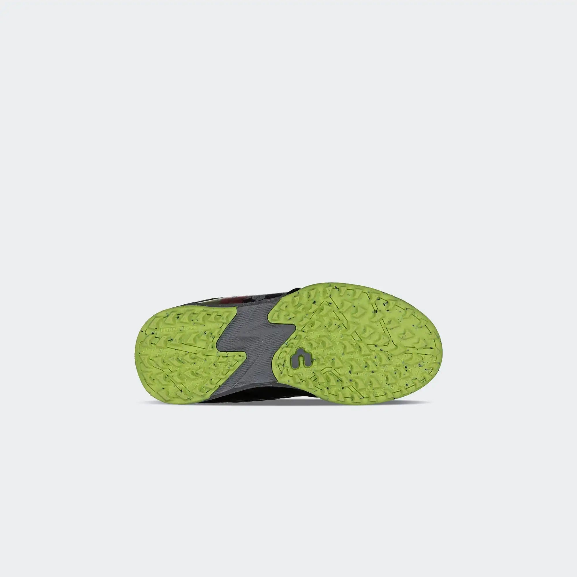 Black Lime Soccer Turf Shoes for Boy Charly Vertex Hollogram