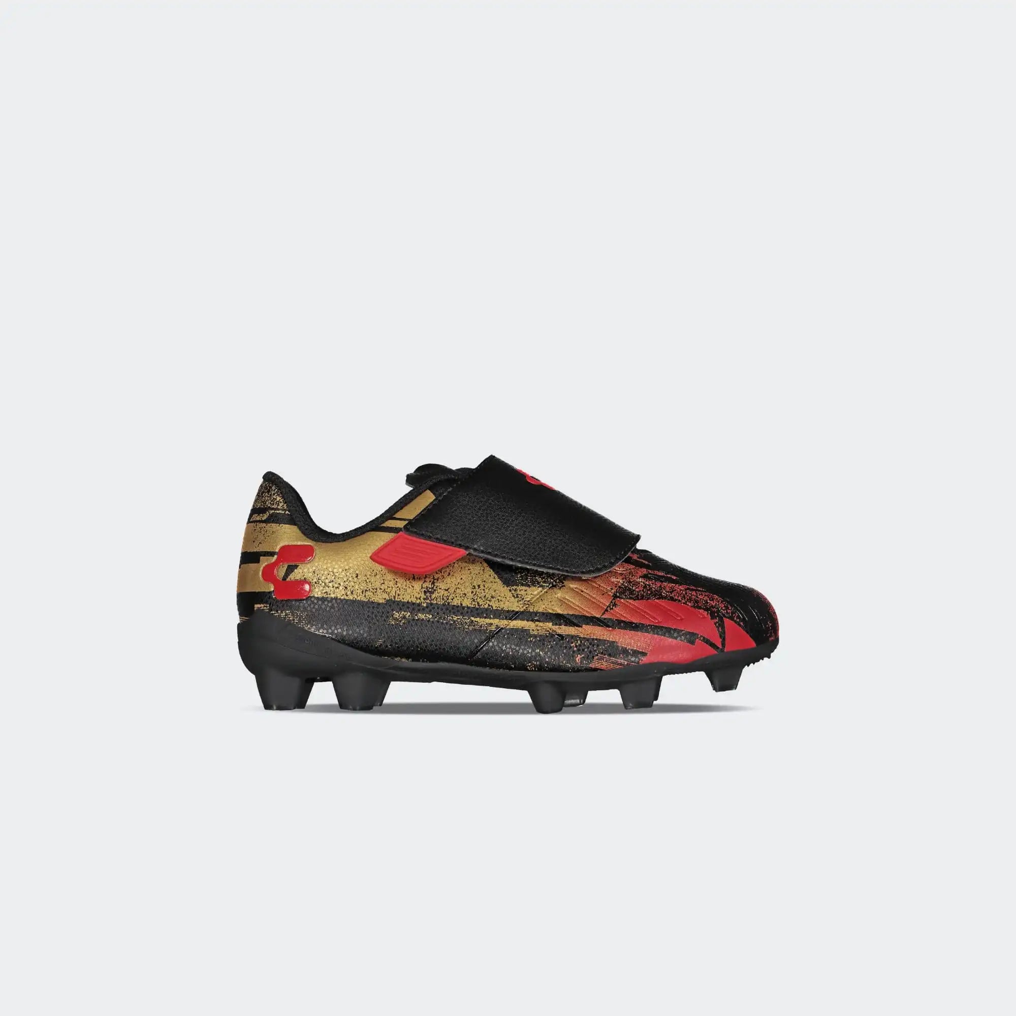 Black Gold Soccer Cleats for Boy Charly Grasshopper 6.0 St Yt