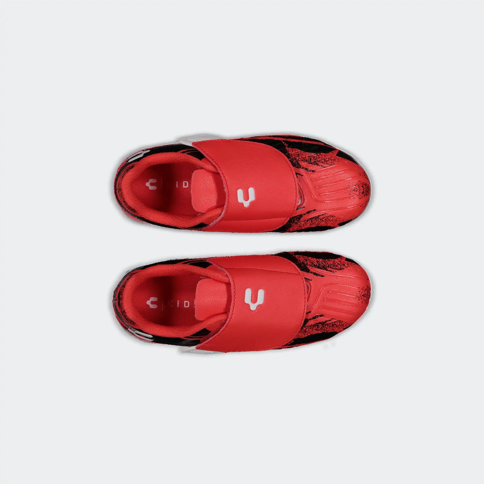 Red Black Soccer Cleats for Boy Charly Grasshopper 6.0 St Yt