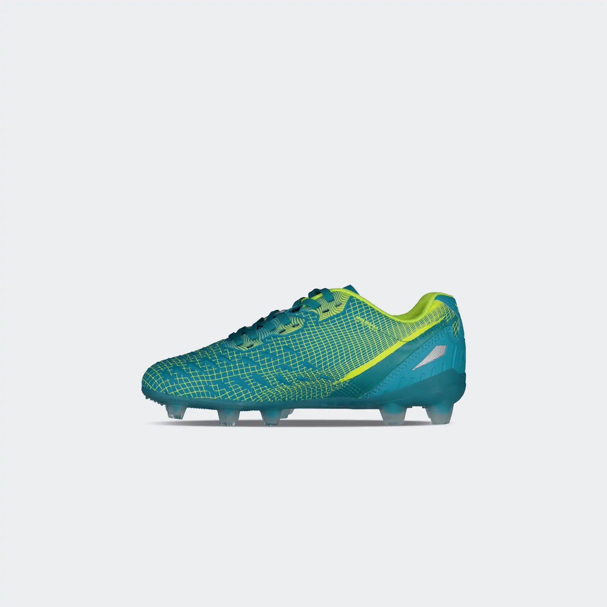 Aqua Lime Soccer Cleats for Boy Charly Hotcross 5.0 Fg Jr