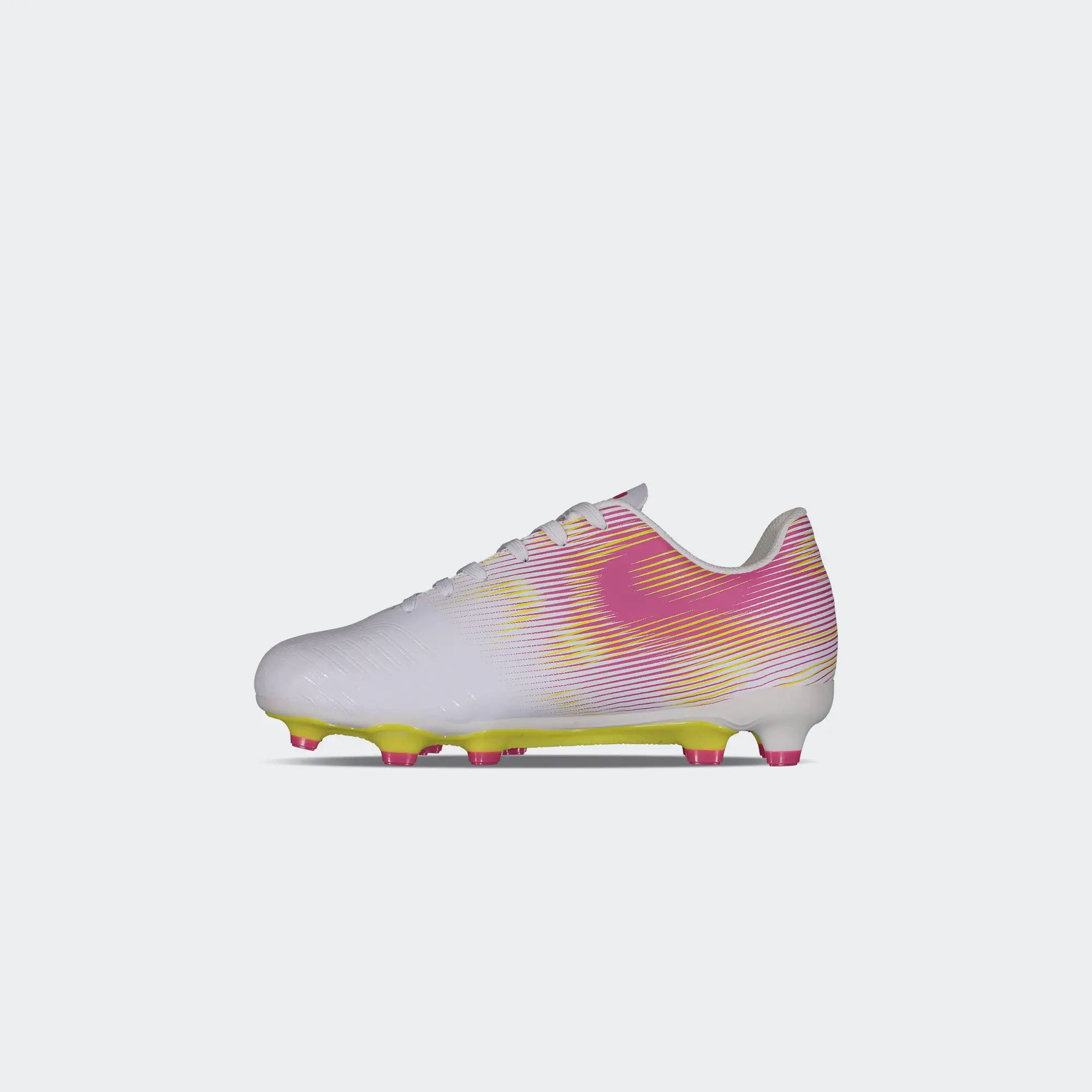 White Fuchsia Soccer Cleats for Boy Charly Grasshopper 7.0 YT Sport