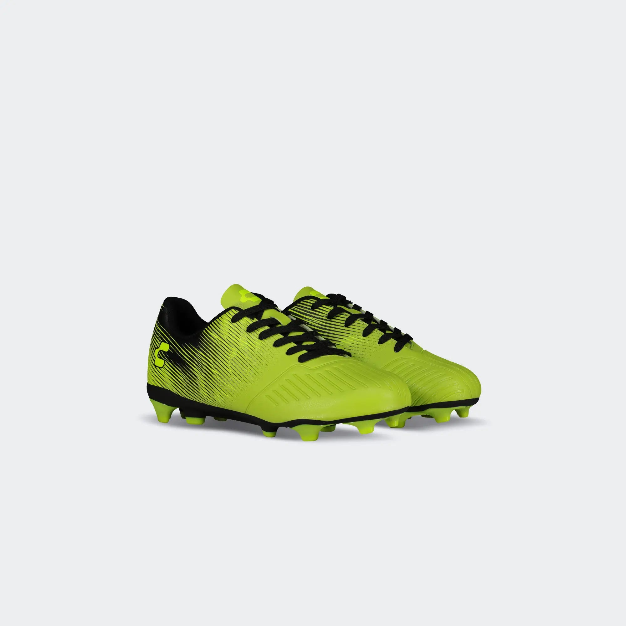 Green Black Soccer Cleats for Boy Charly Grasshopper 7.0 YT Sport
