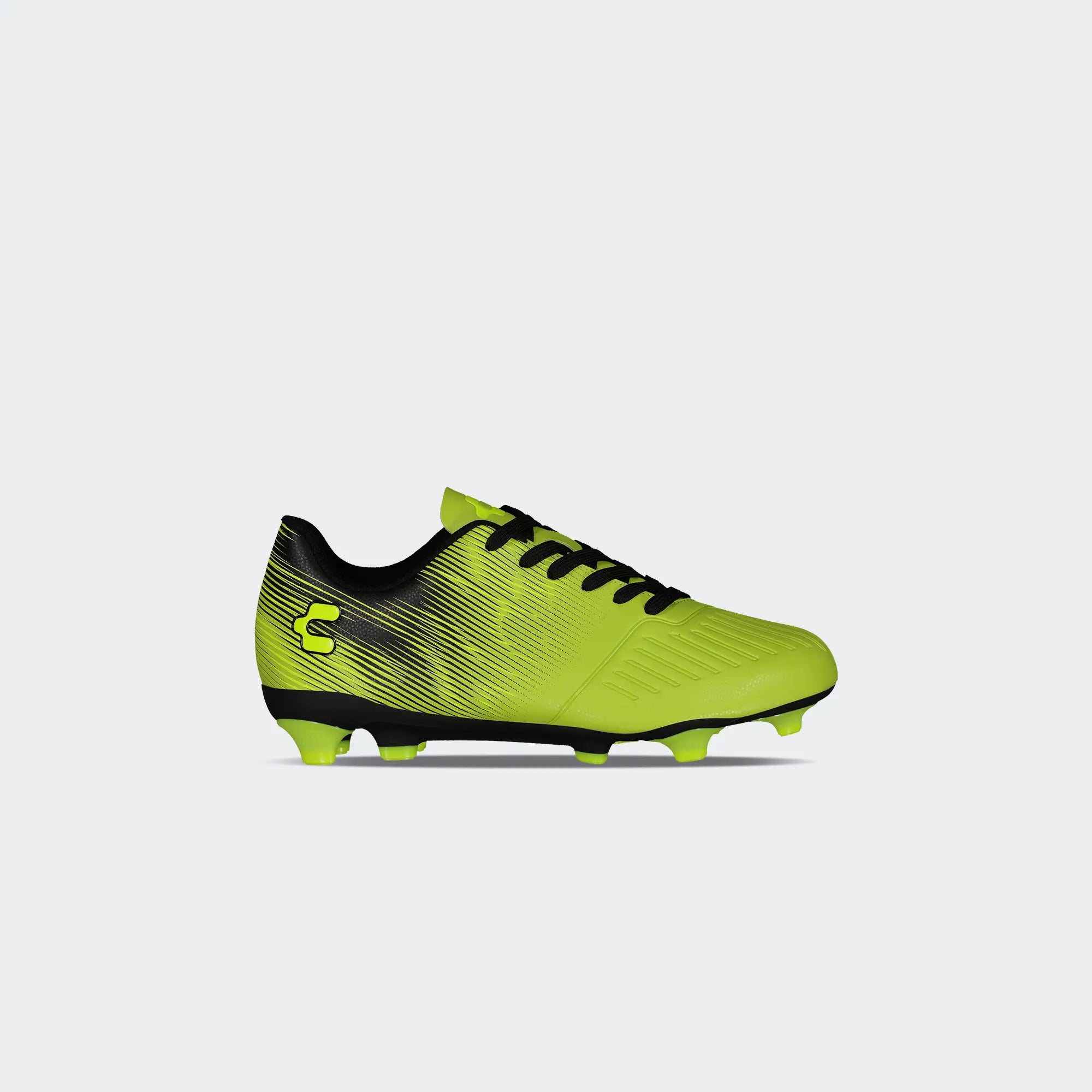 Green Black Soccer Cleats for Boy Charly Grasshopper 7.0 YT Sport