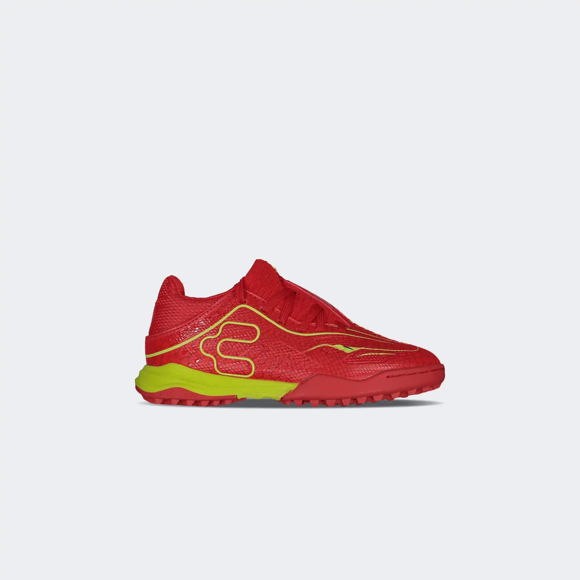 Red Yellow Soccer Turf Shoes for Boy Charly Zinetik 26 Select Tf Yt Sport