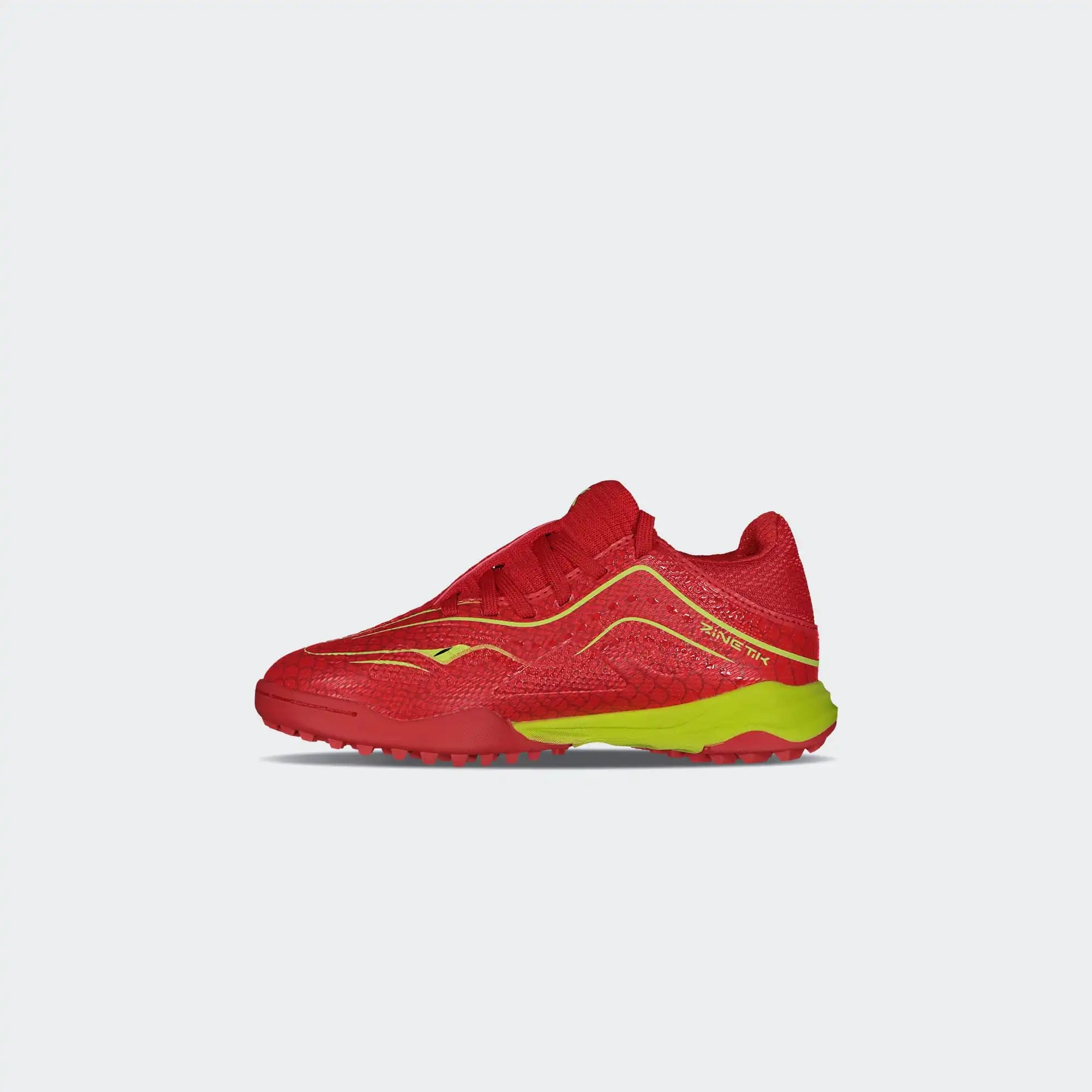Red Yellow Soccer Turf Shoes for Boy Charly Zinetik 26 Select Tf Yt Sport