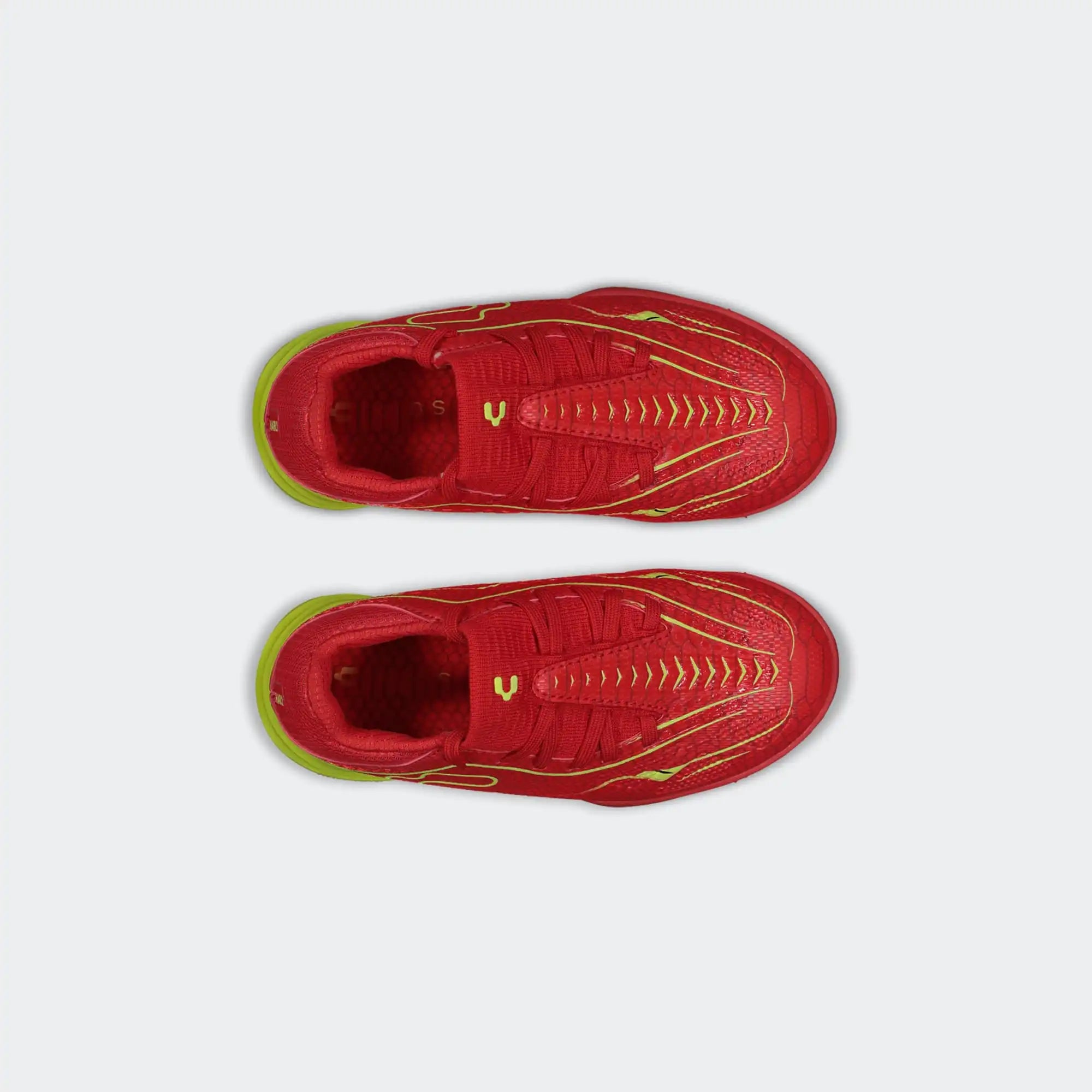 Red Yellow Soccer Turf Shoes for Boy Charly Zinetik 26 Select Tf Yt Sport