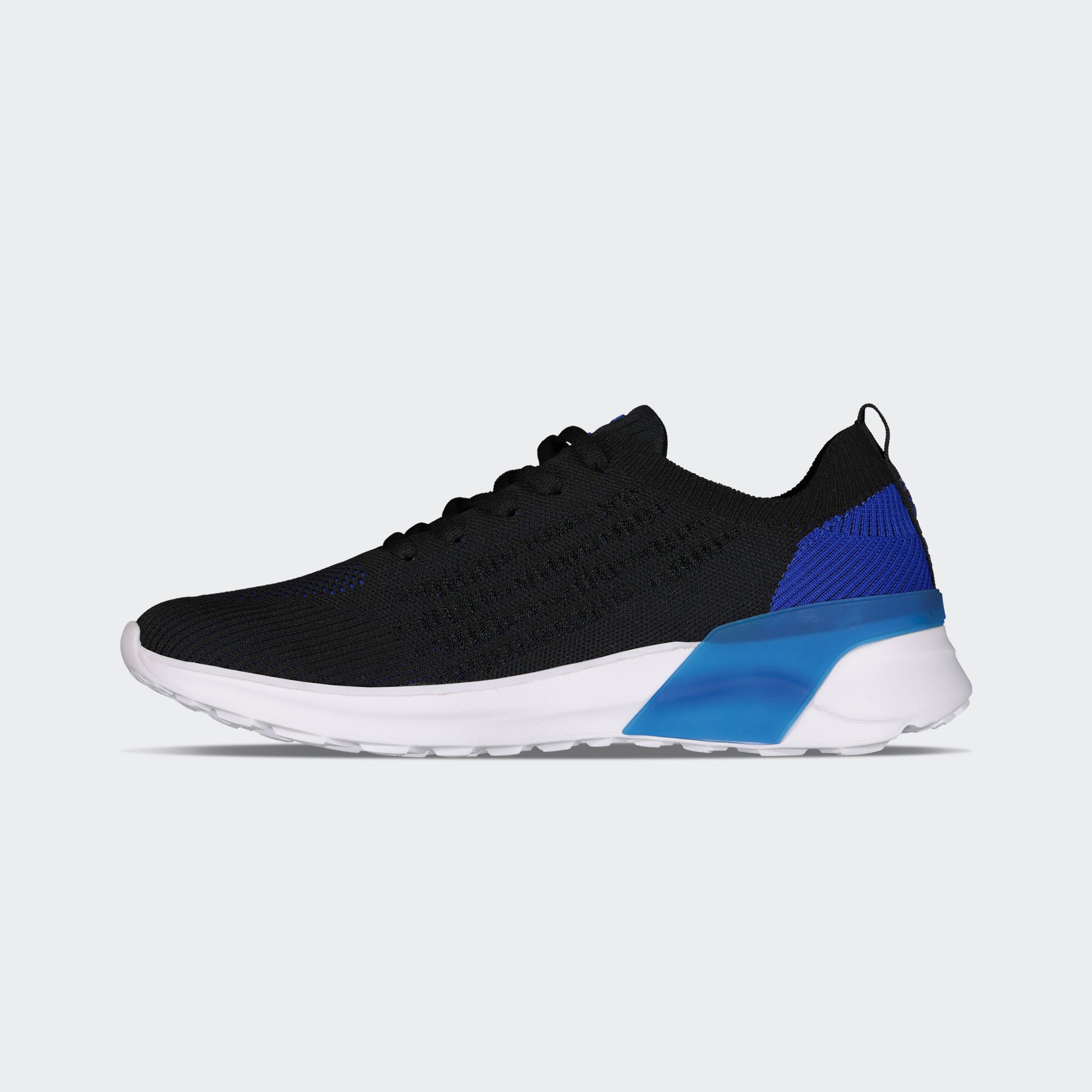 Black Royal Blue Relax Walking Light Sport Shoes For Men Charly Portel