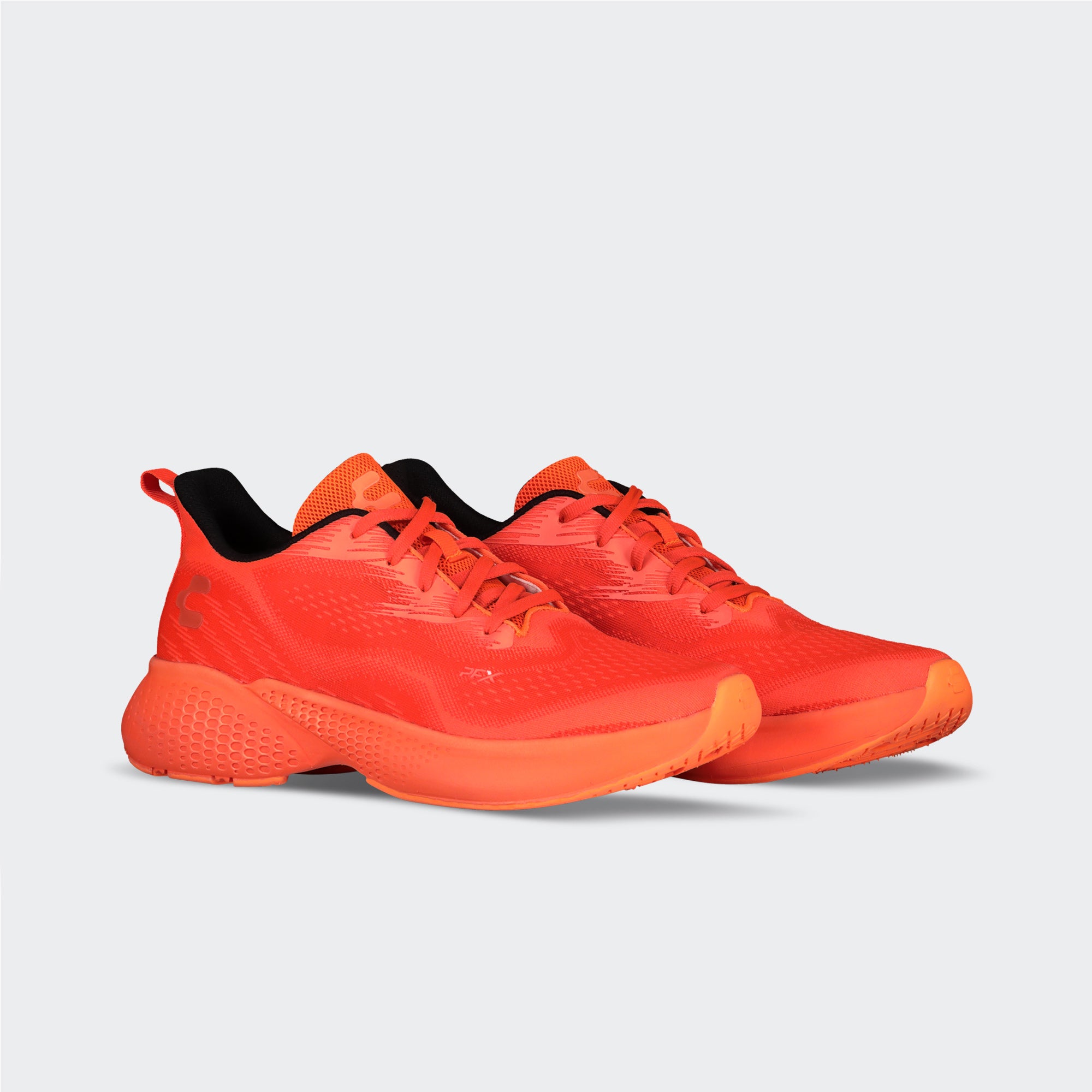 Orange Red PFX Running Shoes for Men Charly Sport Lumion