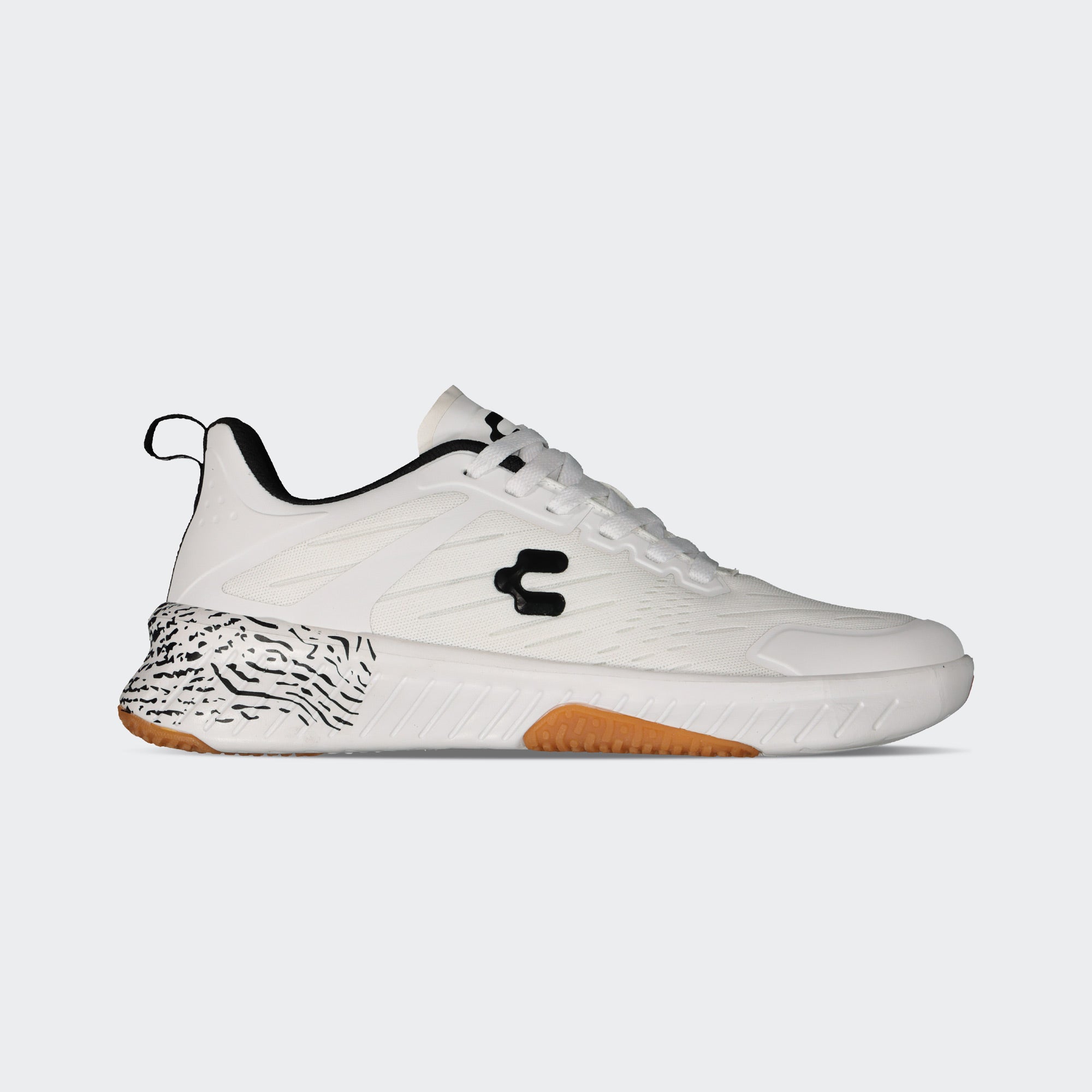 White Sport Training Shoes for Men Charly Hercules