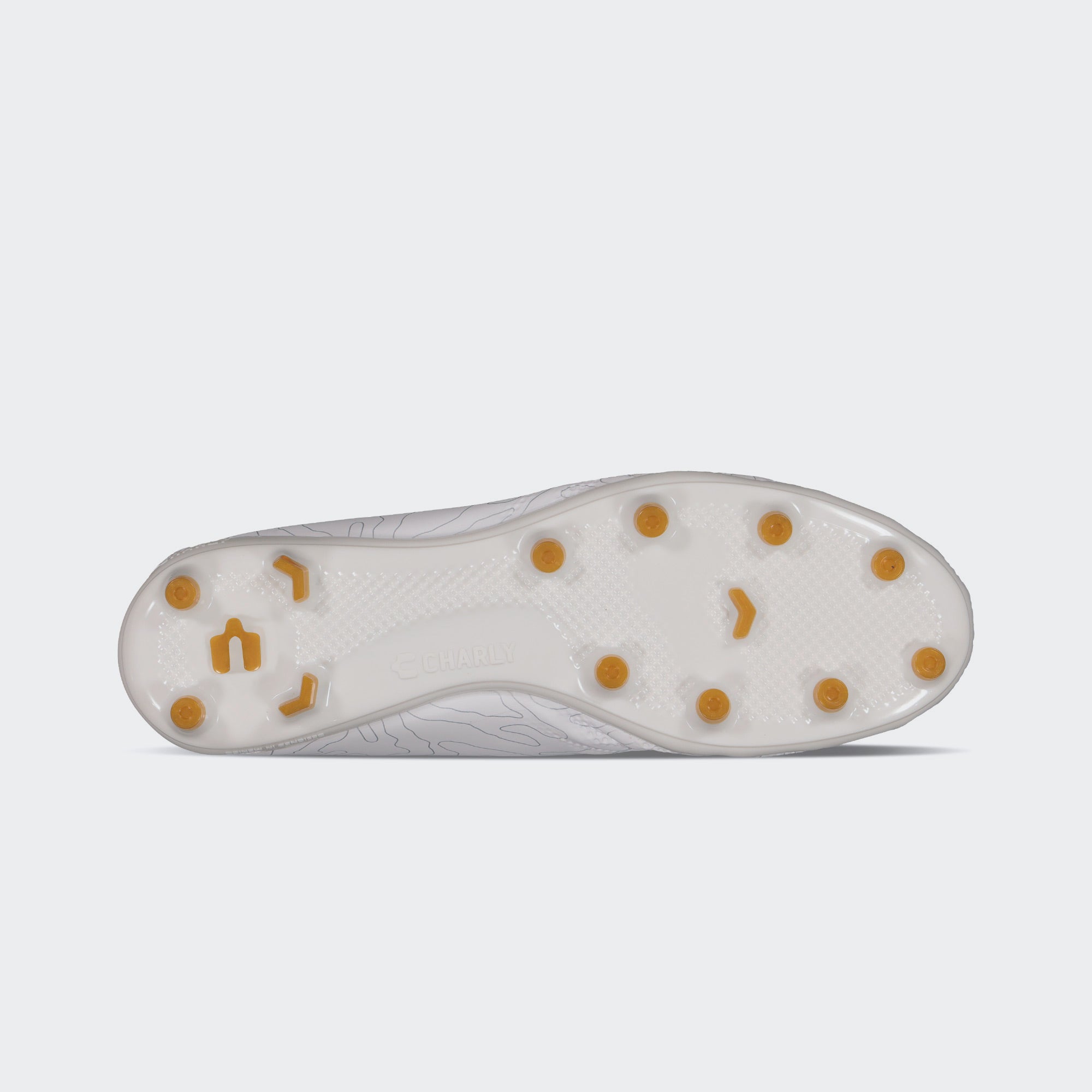 White Gold Sport Soccer Cleats for Men Charly Hotcross 2.0