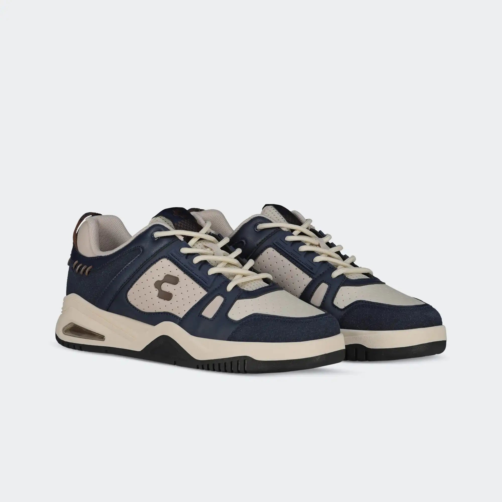 Navy Beige Lifestyle Skurban Shoes for Men Charly Polo City