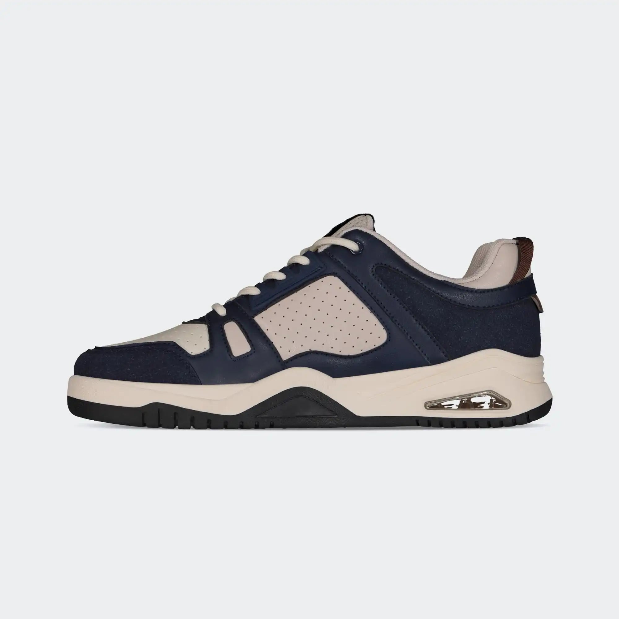 Navy Beige Lifestyle Skurban Shoes for Men Charly Polo City