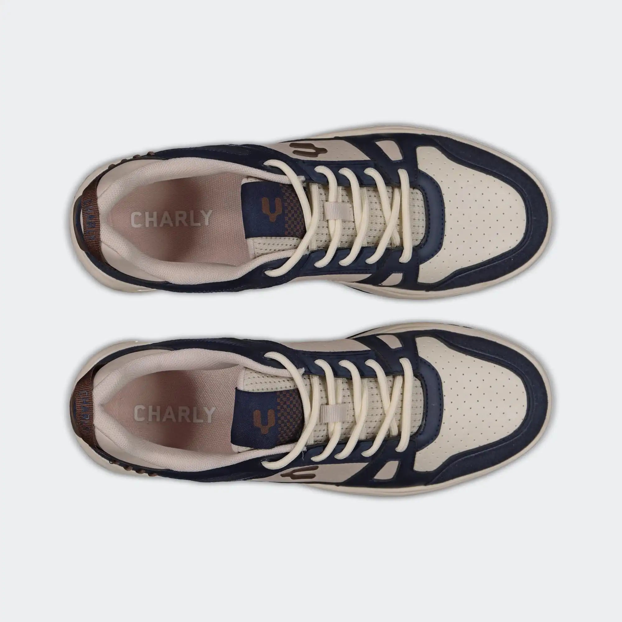 Navy Beige Lifestyle Skurban Shoes for Men Charly Polo City
