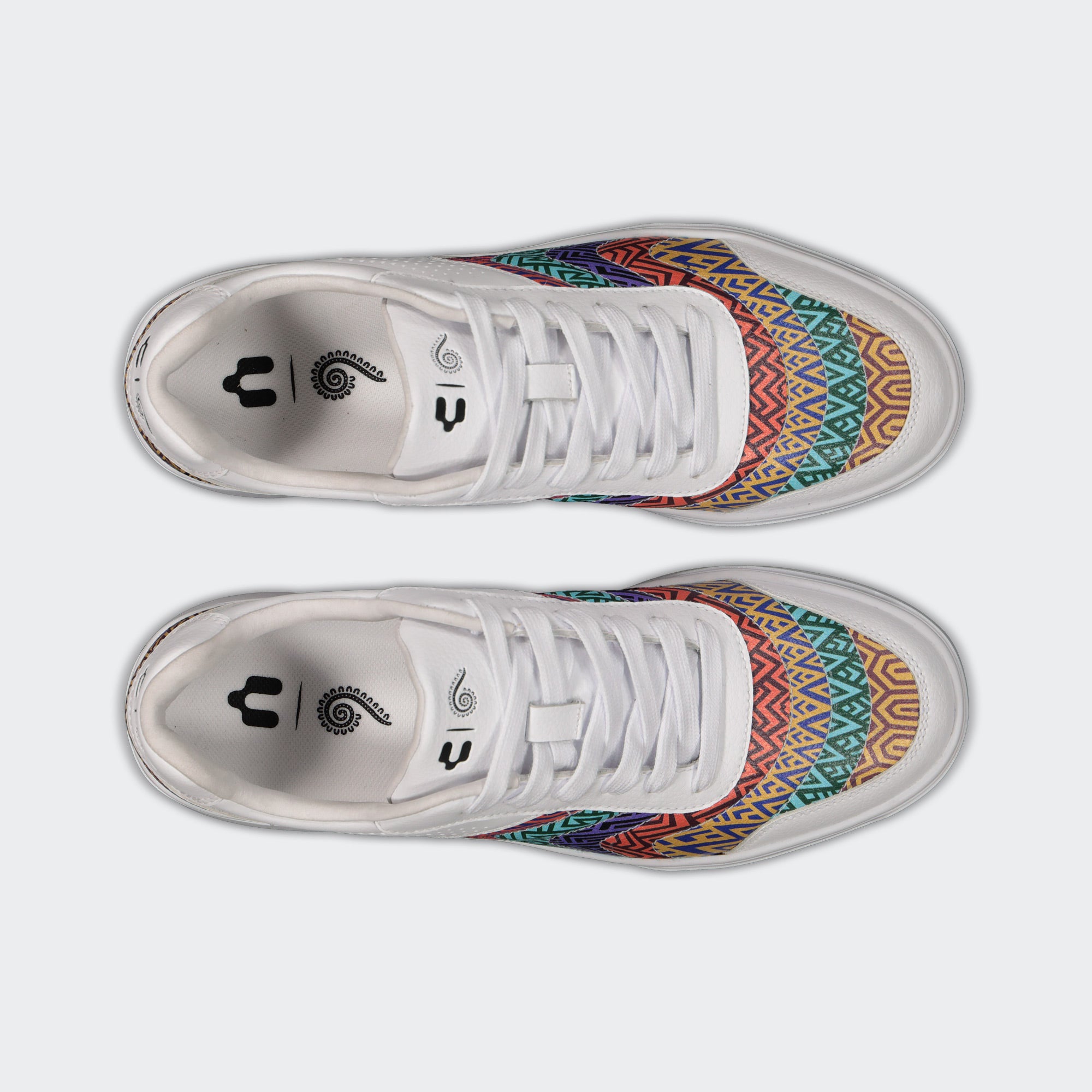 White Multicolor x Jacobo y María Ángeles Shoes for Men Charly Teenk