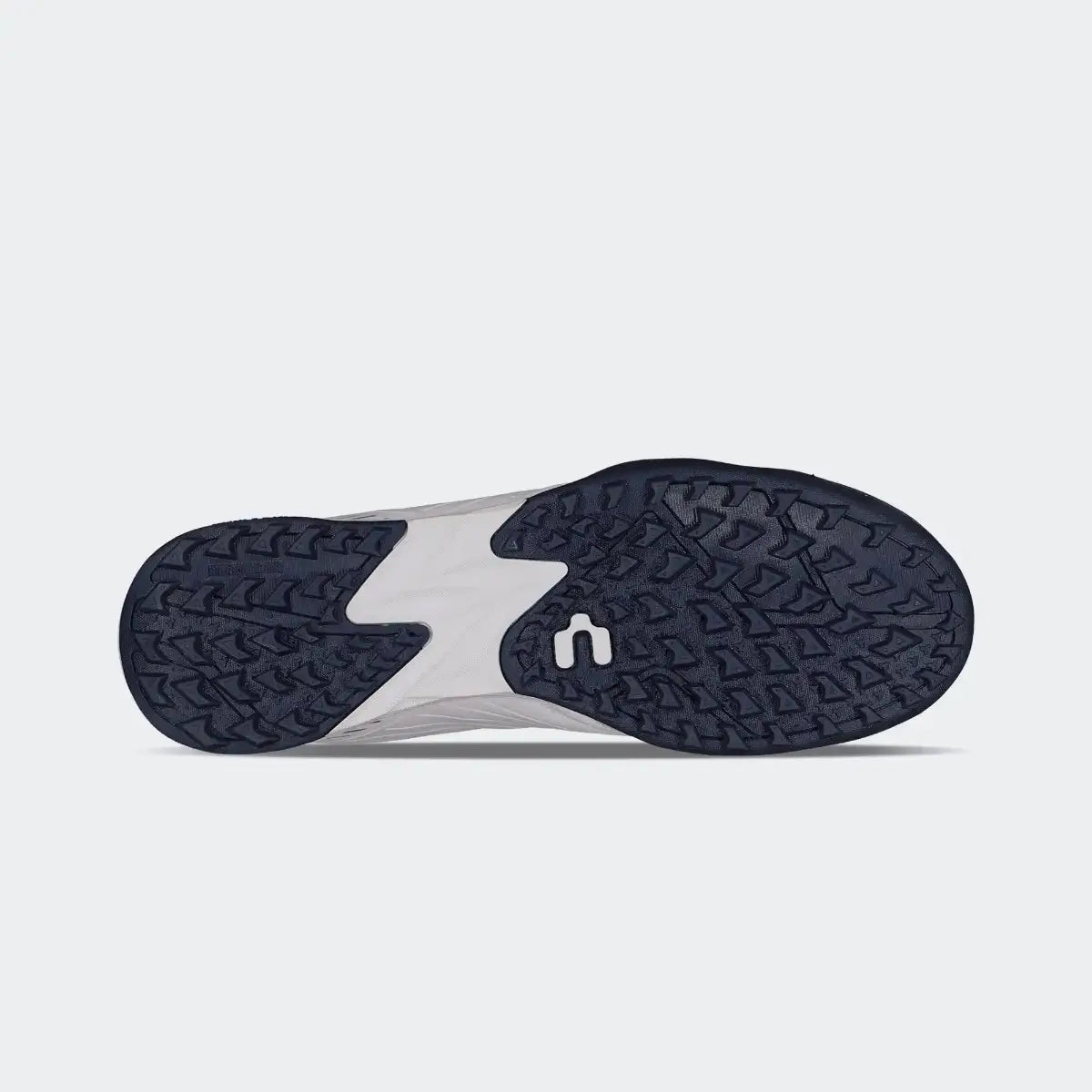 White Navy Soccer Turf Shoes for Men Charly Impala Tf