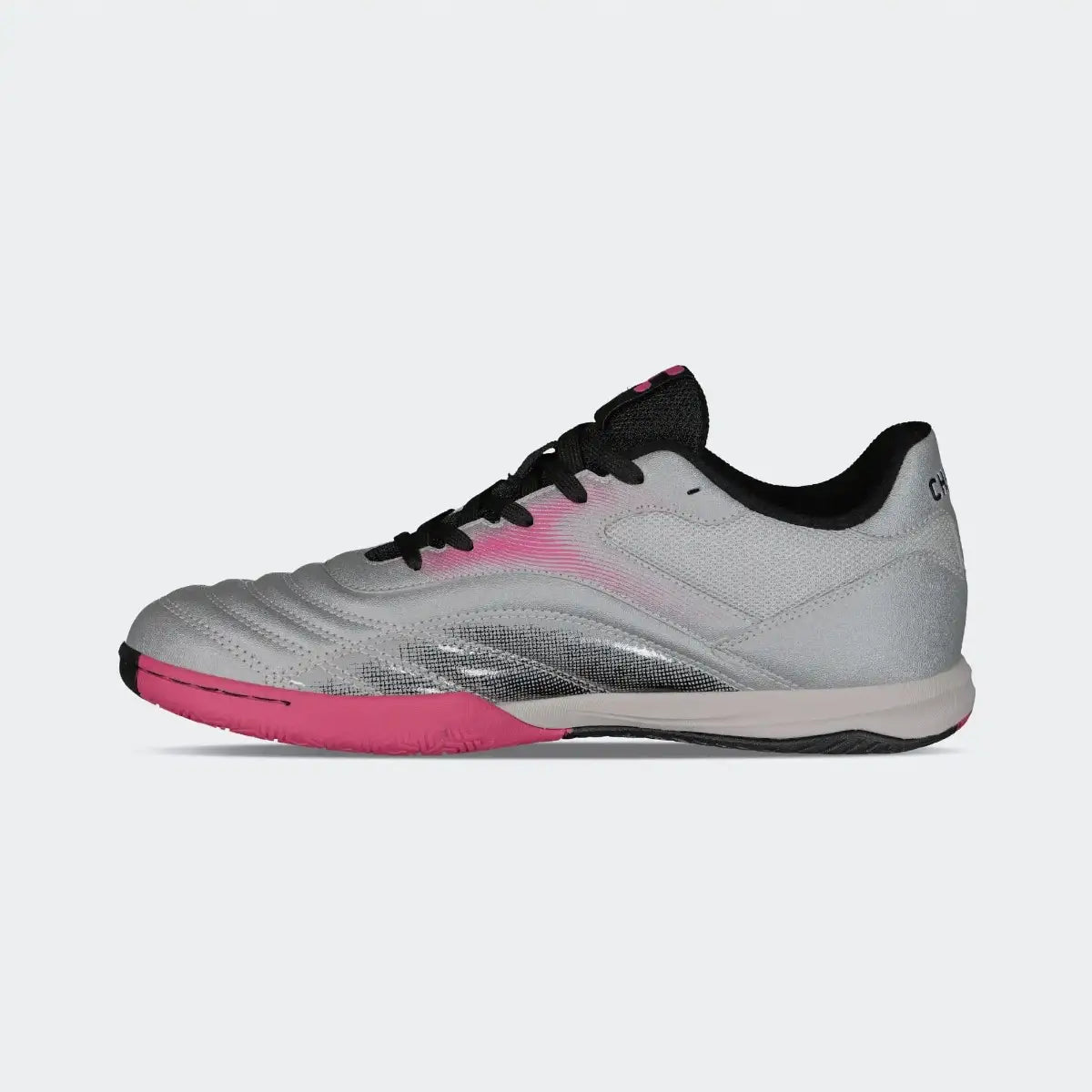 Gray Black Indoor Soccer Shoes for Men Charly Parallax 2.0