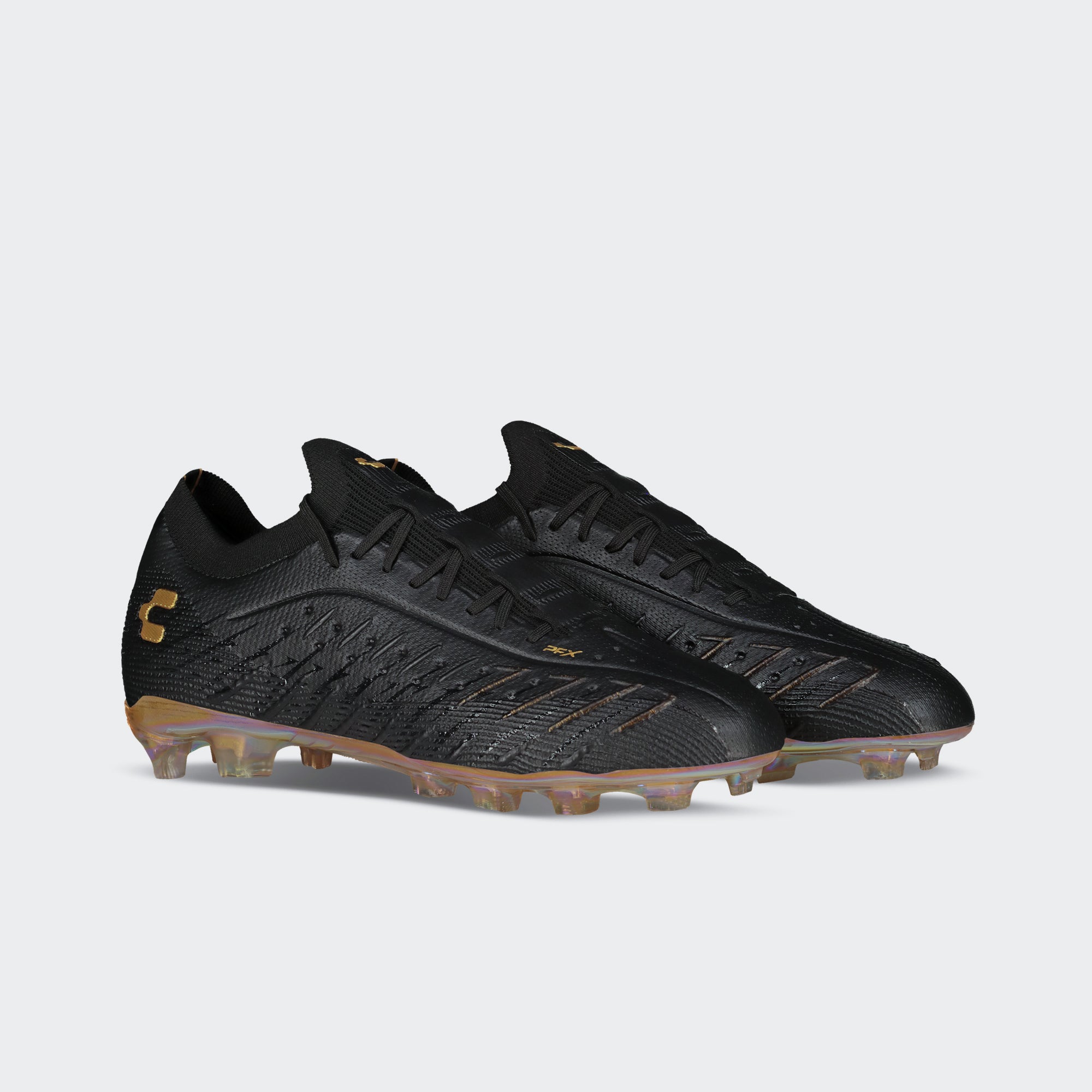 Black Gold PFX Soccer Cleats for Men Charly Zinetik