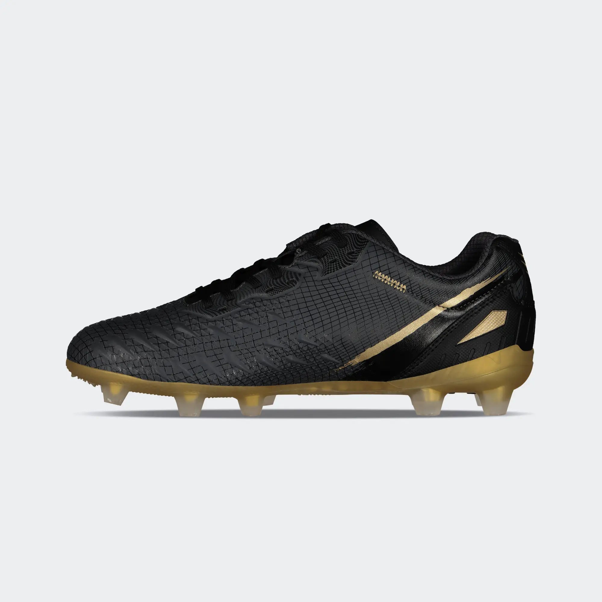 Black Gold Soccer Cleats for Men Charly Hotcross 5.0 Fg