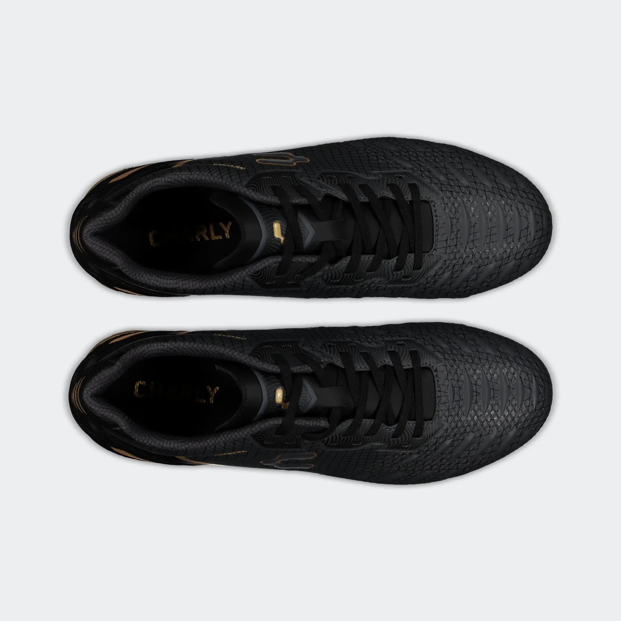 Black Gold Soccer Cleats for Men Charly Hotcross 5.0 Fg