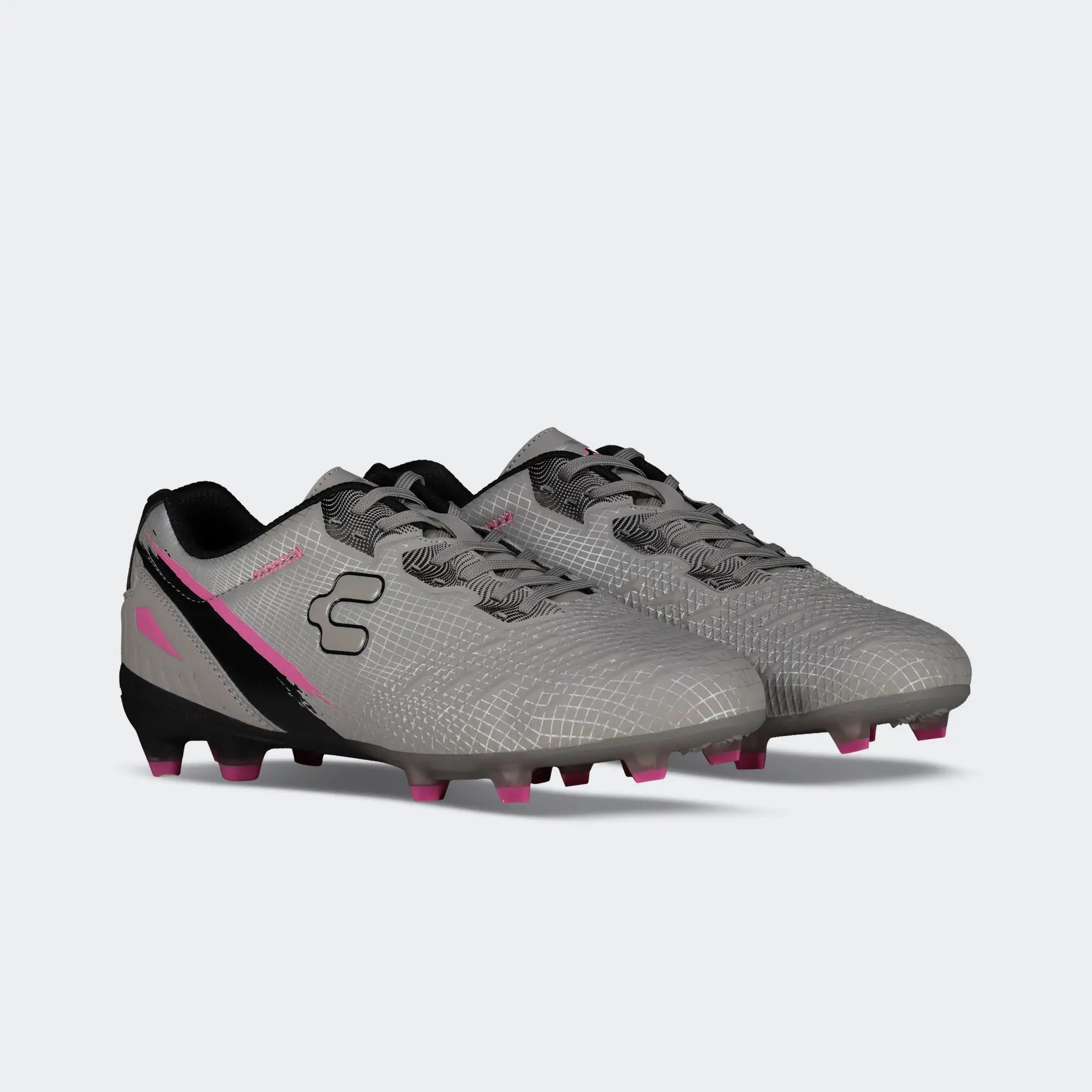 Gray Soccer Cleats for Men Charly Sport Hotcross 5.0 FG