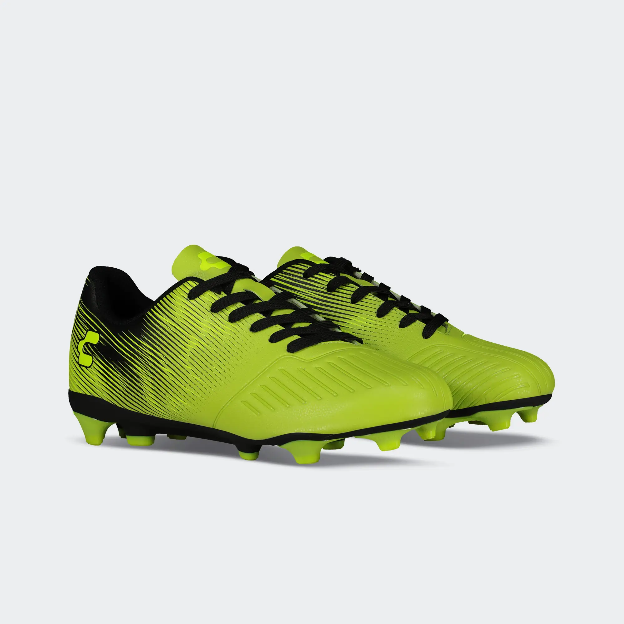 Green Black Soccer Cleats for Men Charly Grasshopper 7.0 Sport