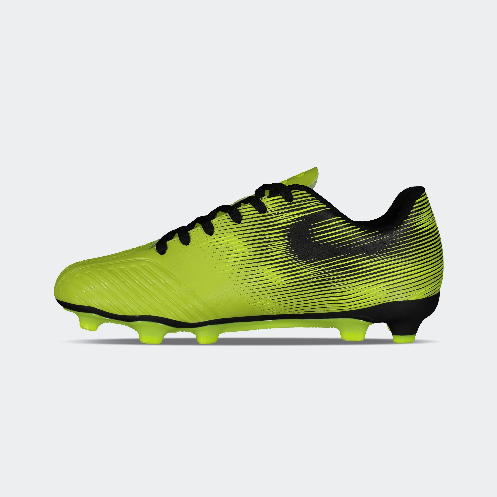 Green Black Soccer Cleats for Men Charly Grasshopper 7.0 Sport
