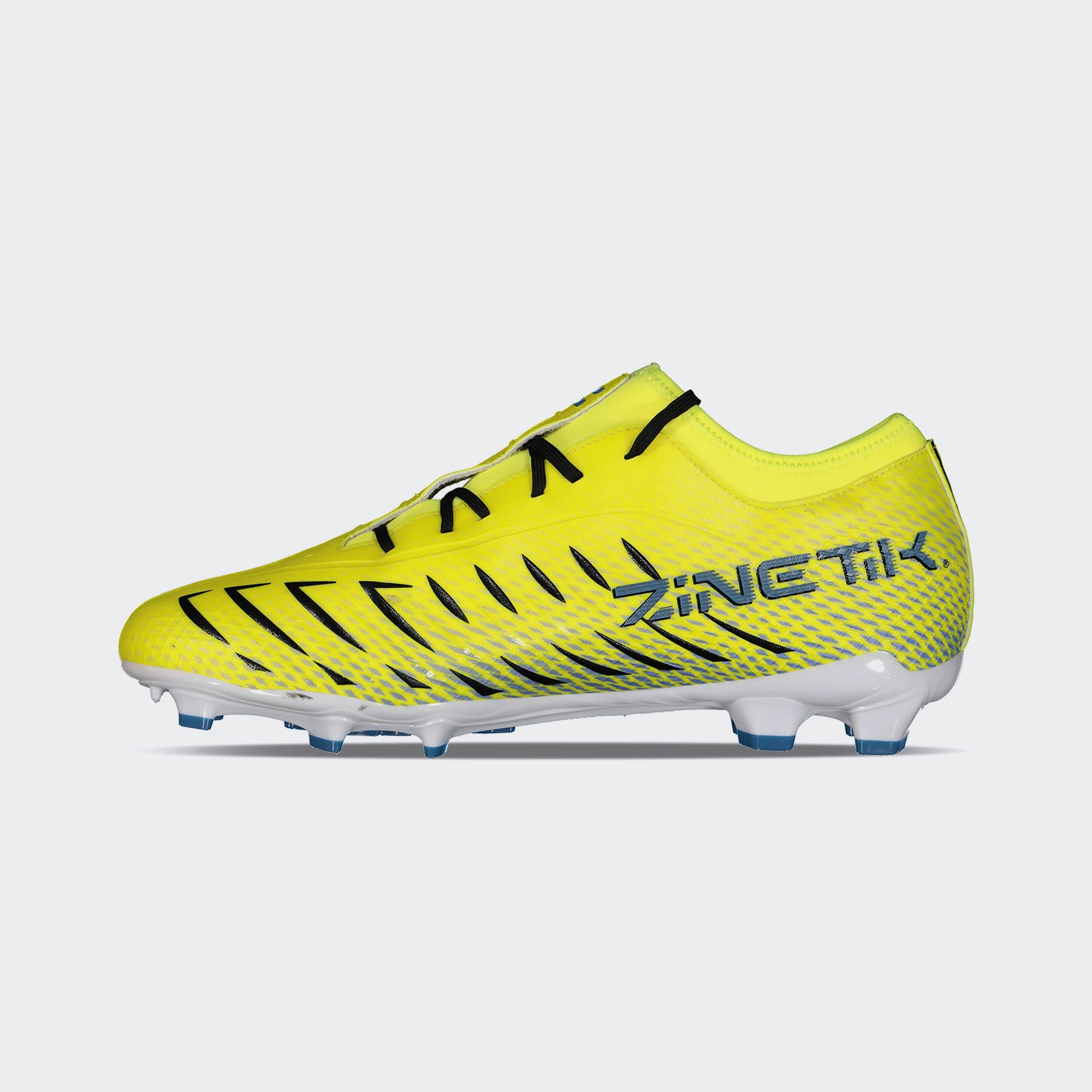 Yellow Blue Soccer Cleats for Men Charly Zinetik Plus Sport
