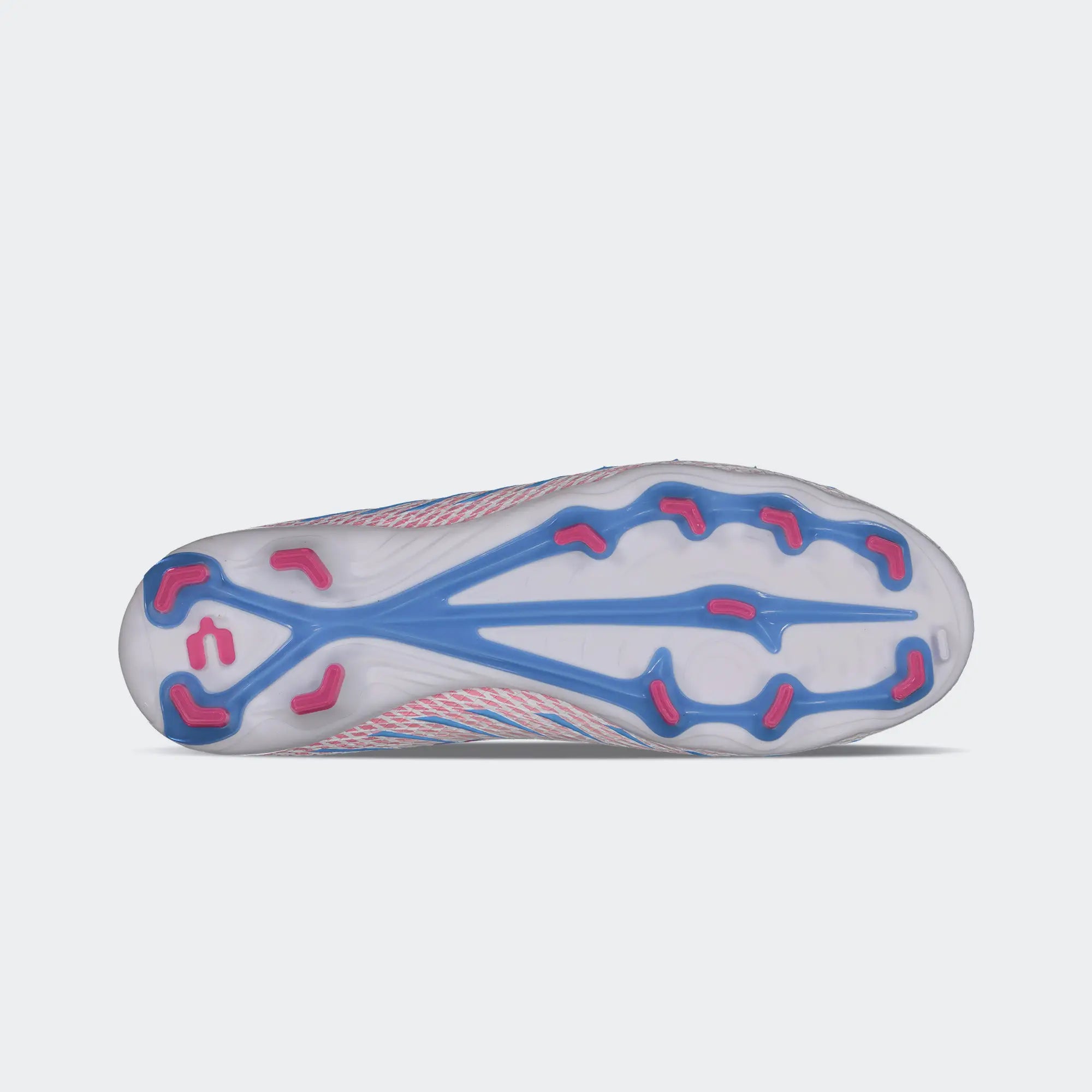 White Fuchsia Soccer Cleats for Men Charly Zinetik Plus Sport