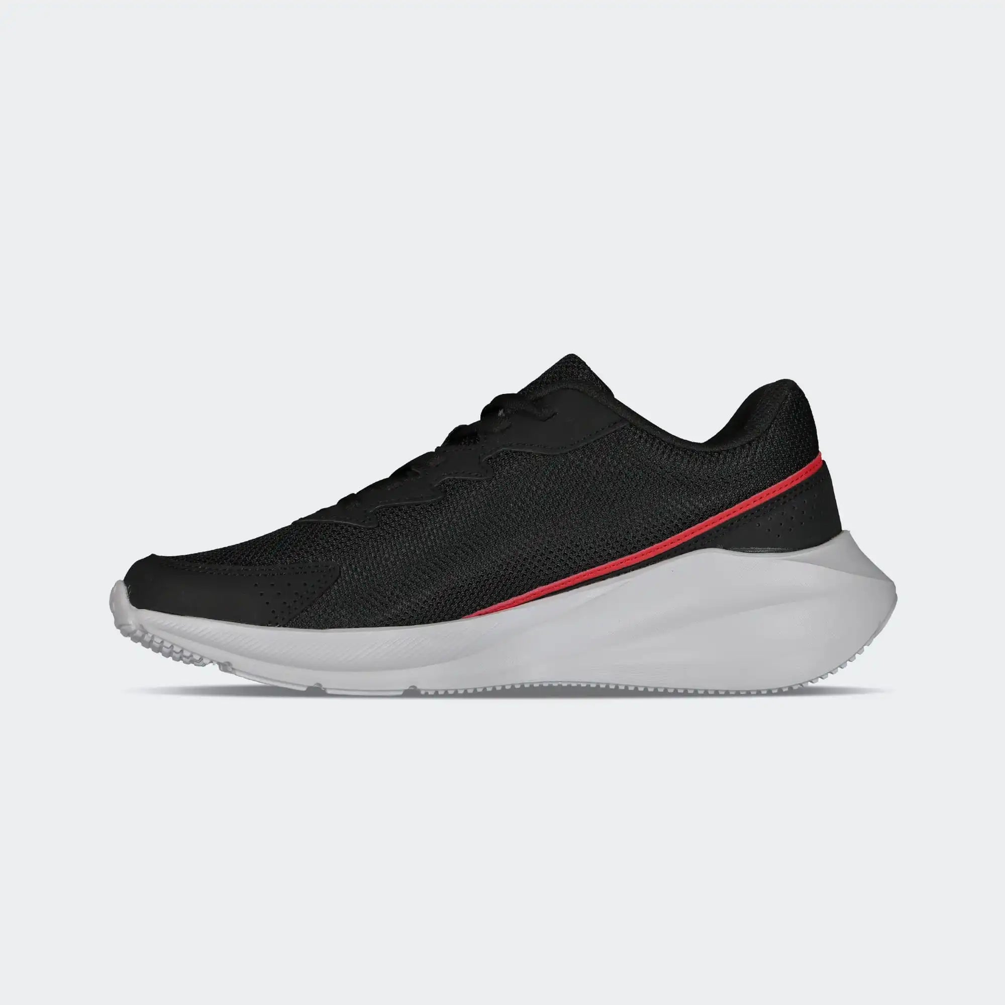 Black Red Running Road Casual Shoes for Men Charly Olimpia Sport