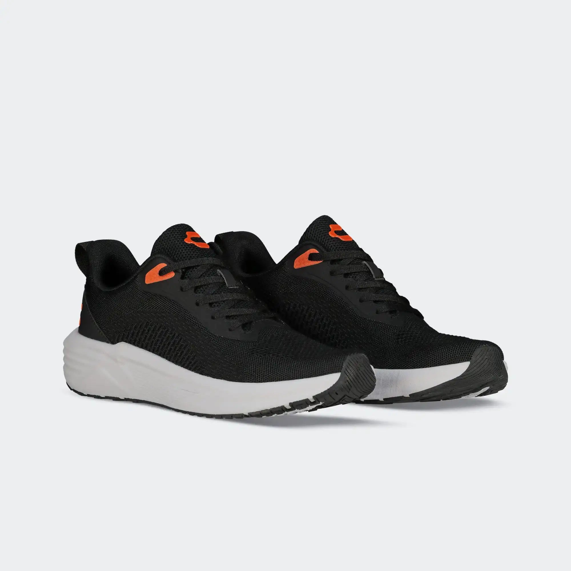 Black Orange Running Road Casual Shoes for Men Charly Voila Sport