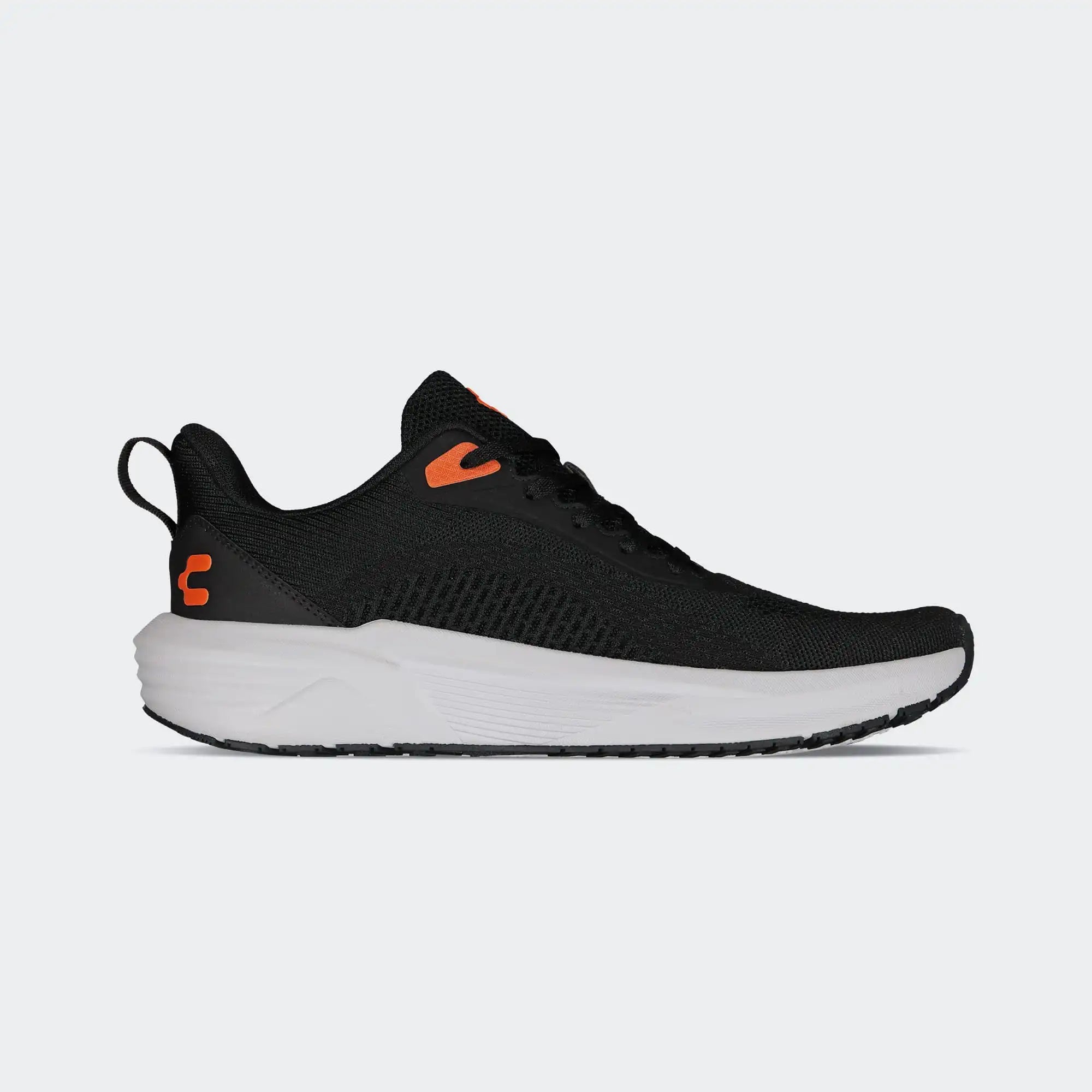 Black Orange Running Road Casual Shoes for Men Charly Voila Sport