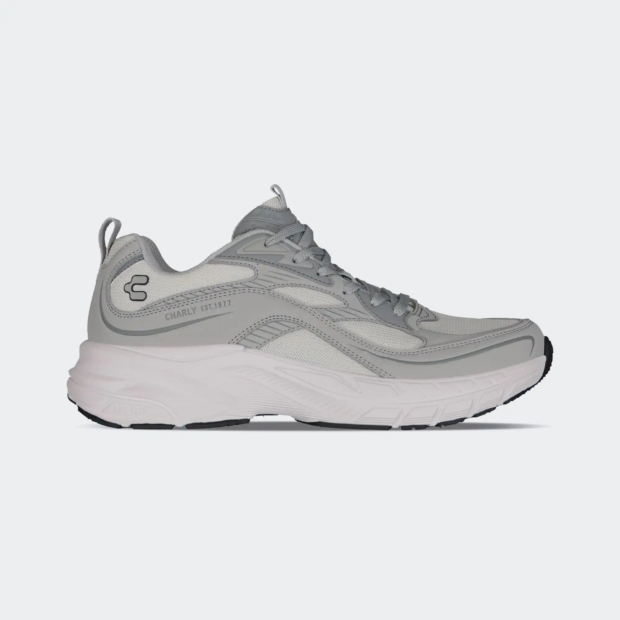 Gray Lifestyle Fashion Sport Shoes for Men Charly Berlin City