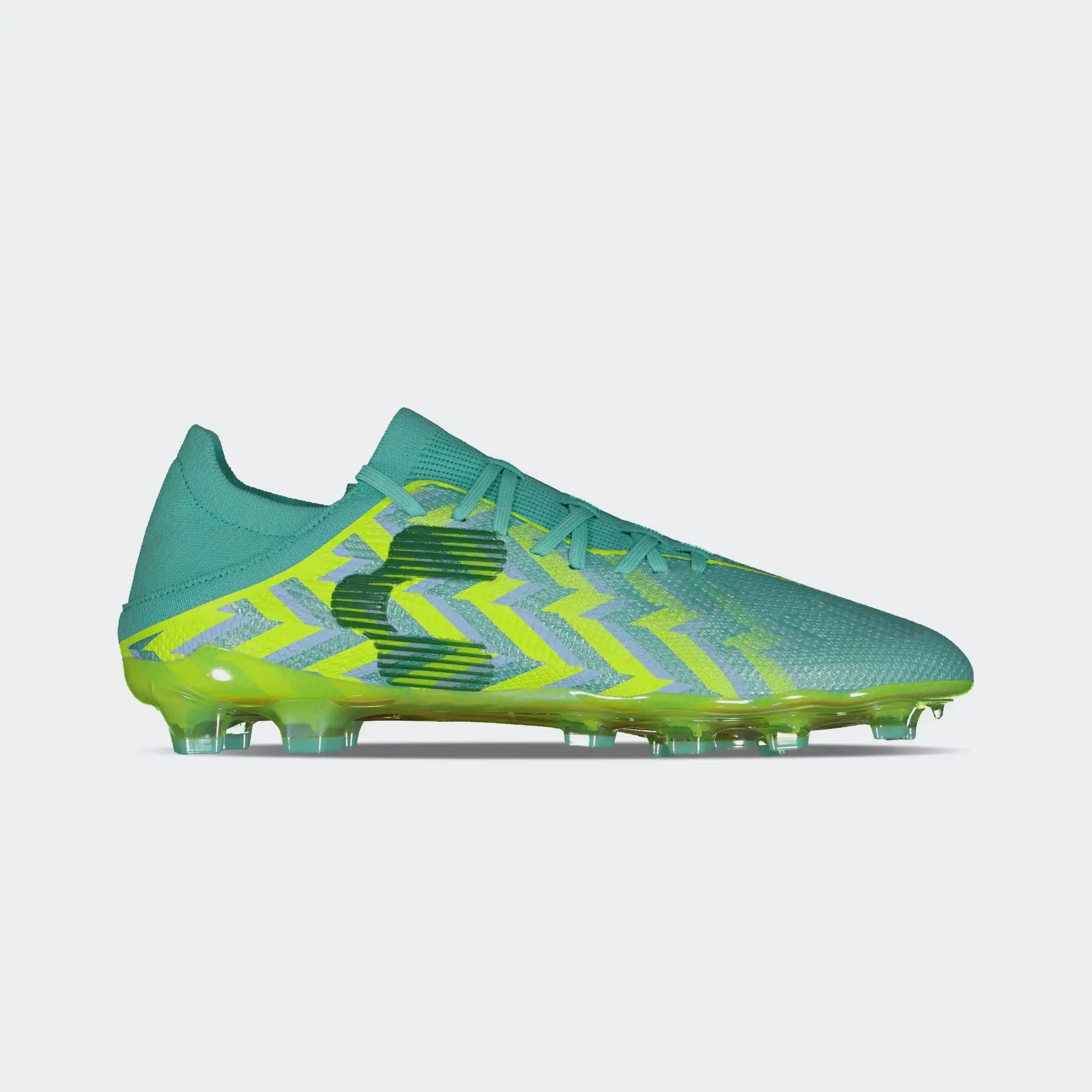 Turquoise Yellow PFX Soccer Cleats for Men Charly Zinetik 26 Sport