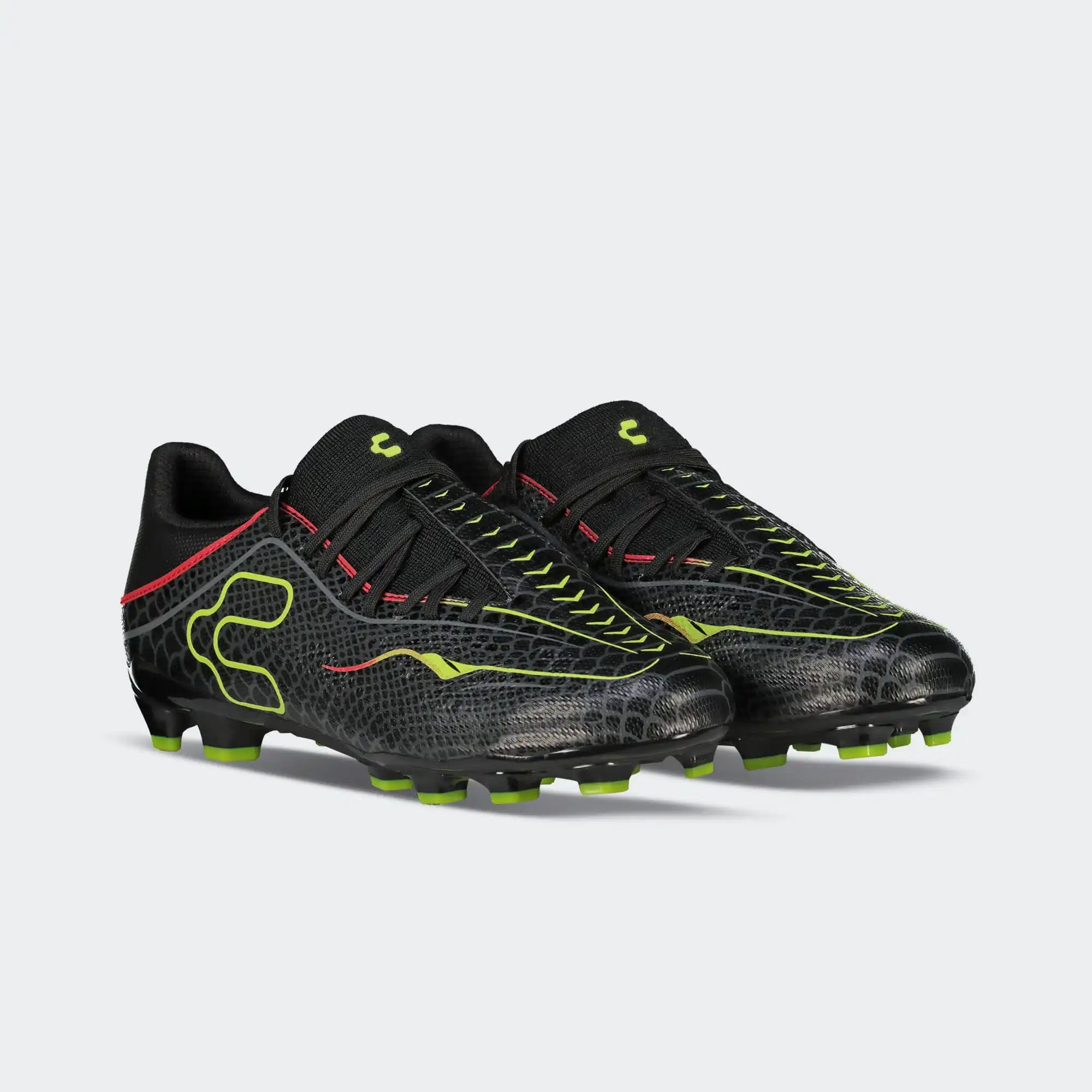 Black Yellow Soccer Cleats for Men Charly Sport Zinetik 26 Select
