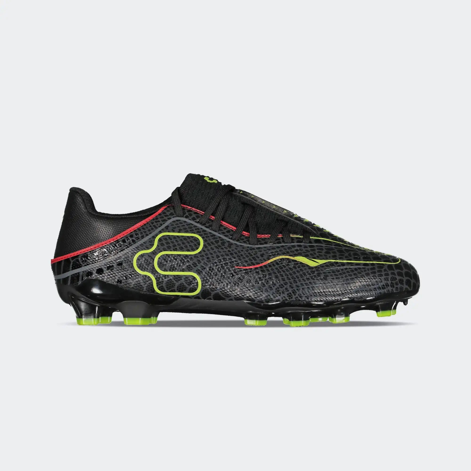 Black Yellow Soccer Cleats for Men Charly Sport Zinetik 26 Select