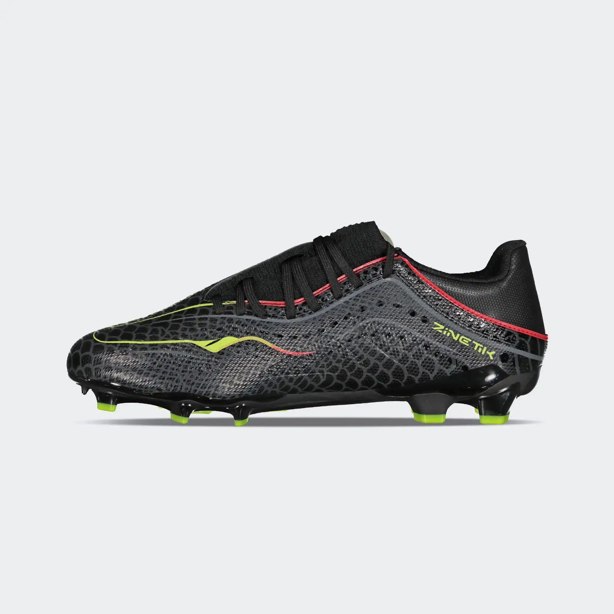 Black Yellow Soccer Cleats for Men Charly Sport Zinetik 26 Select