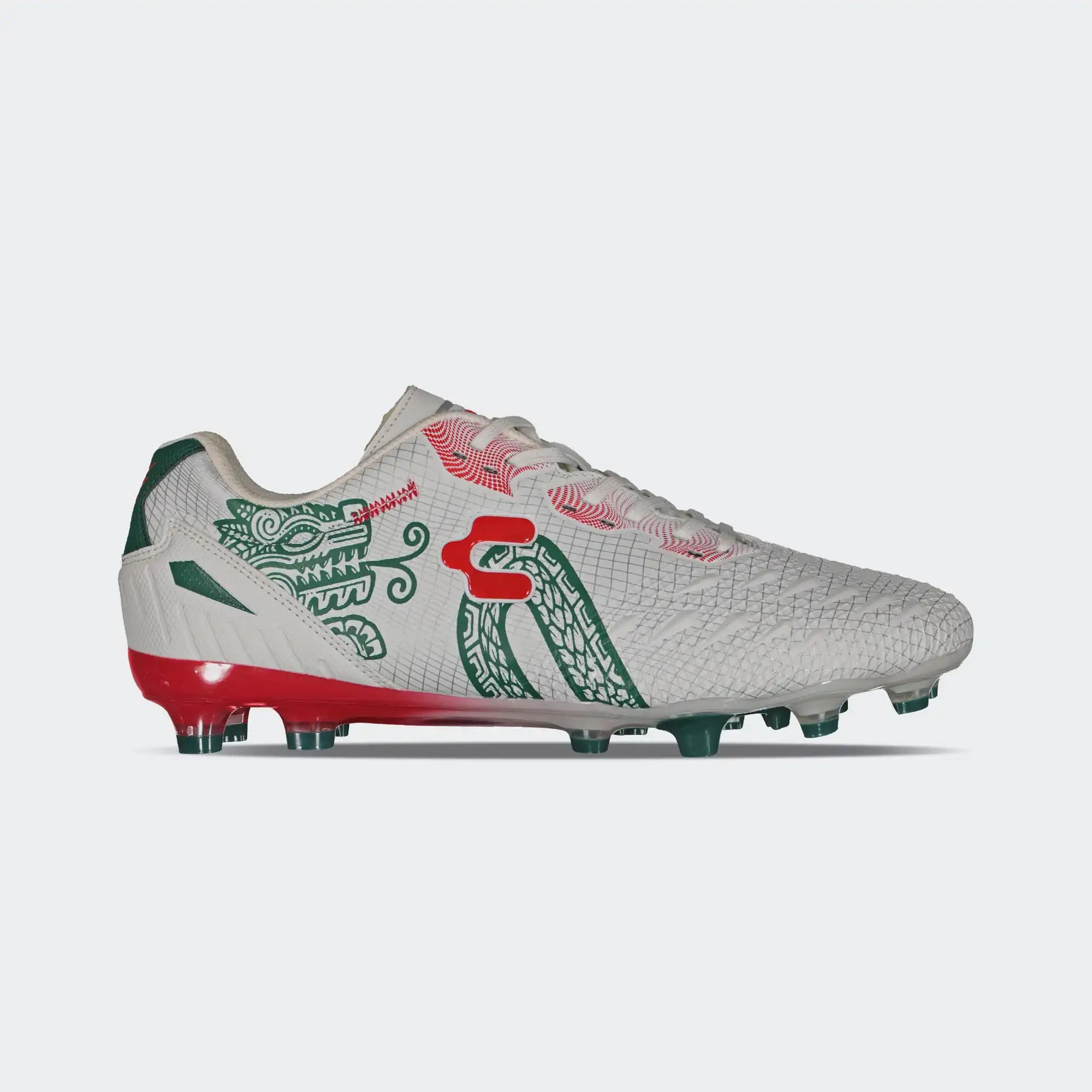 White Green Soccer Cleats for Men Charly Hotcross 26 Sport