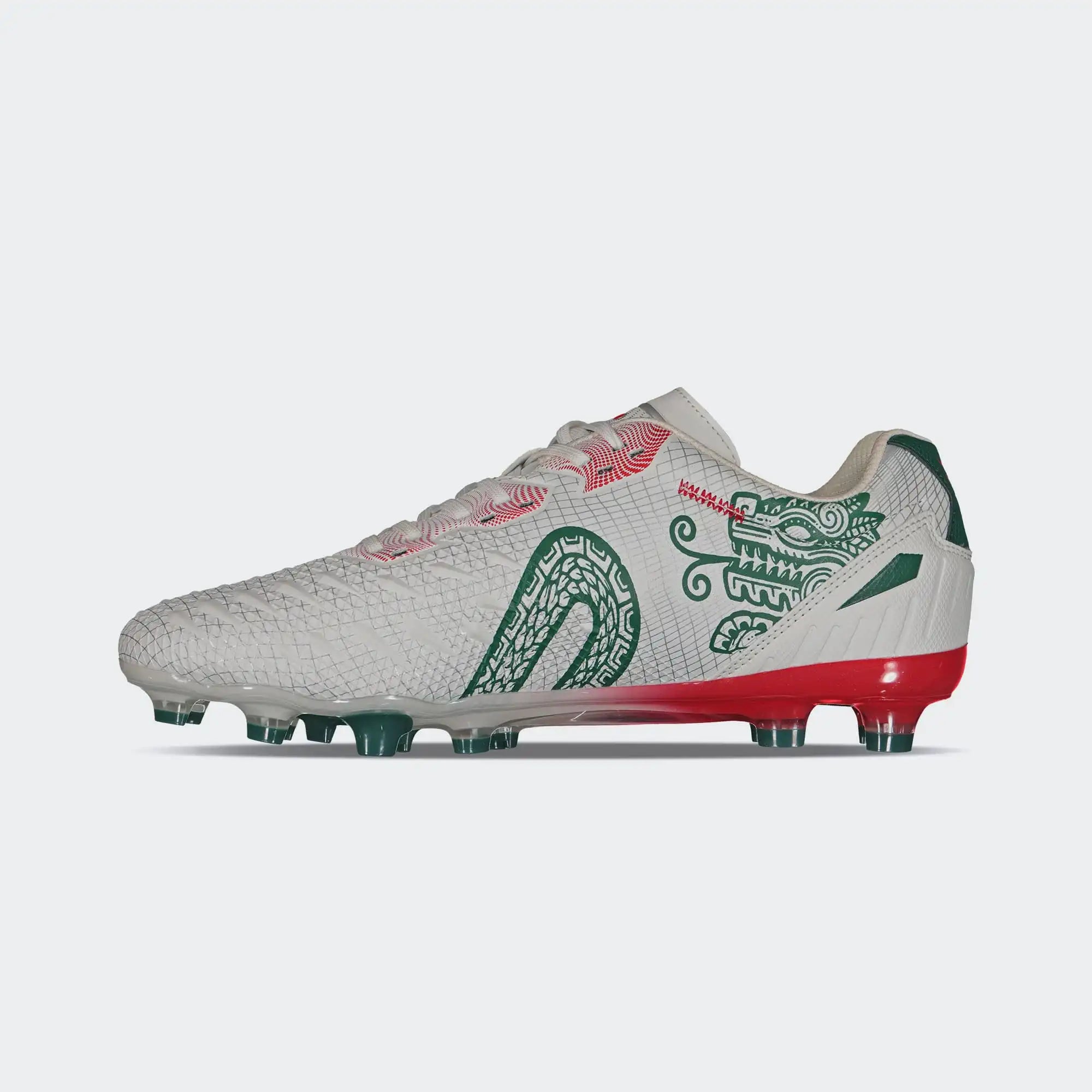 White Green Soccer Cleats for Men Charly Hotcross 26 Sport