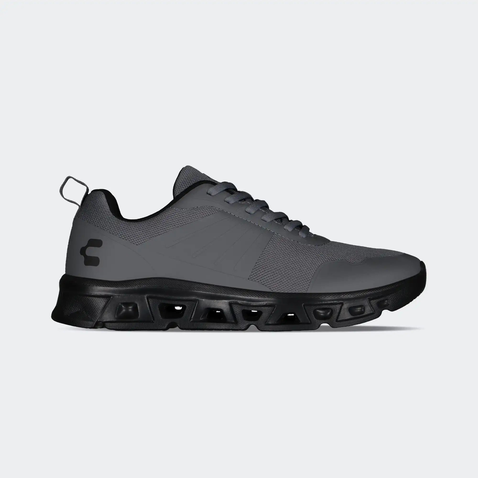 Gray Black Walking Light Sport Shoes for Men Charly Flux Relax