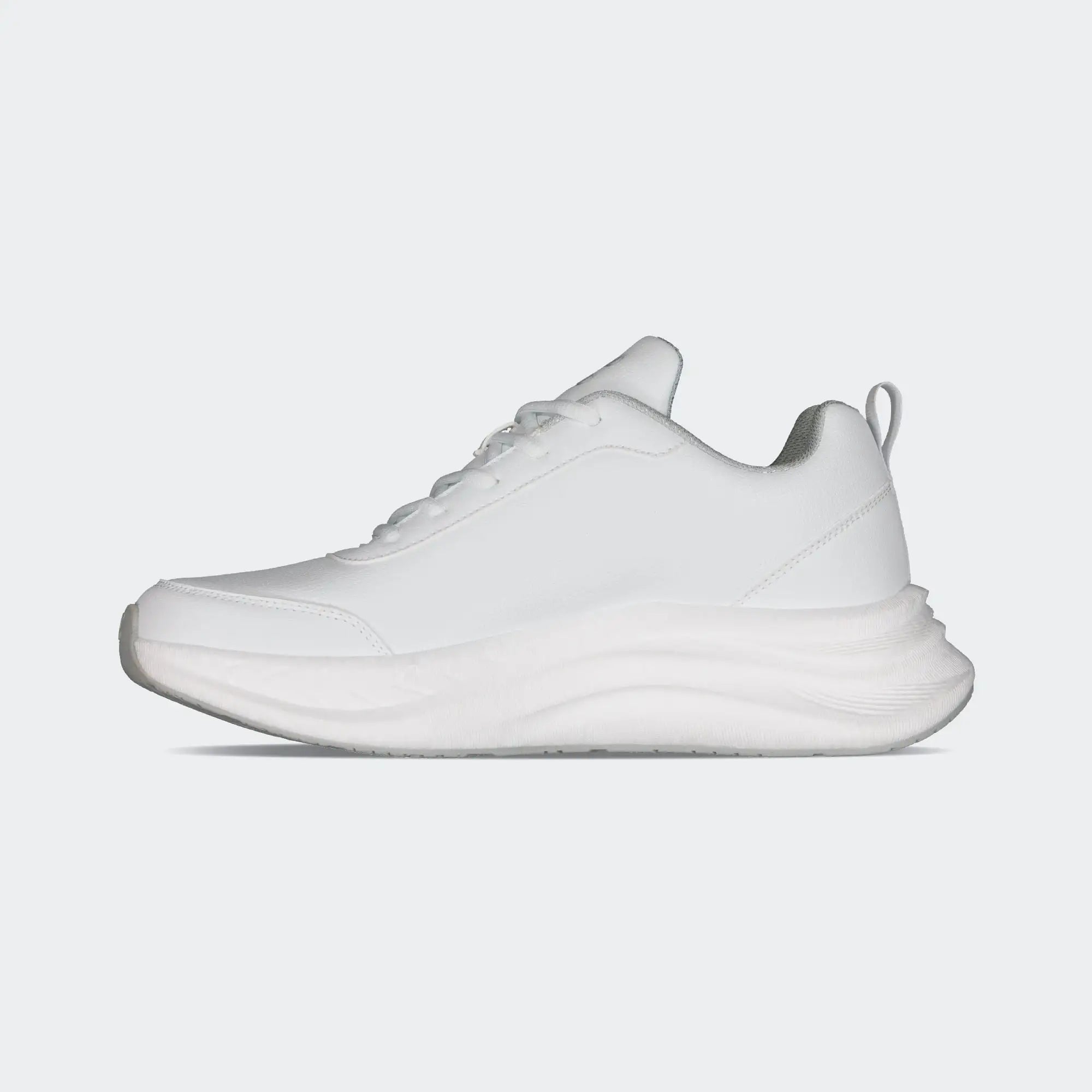 White Running Road Casual Shoes for Men Charly Sport Olimpia 2.0 PU