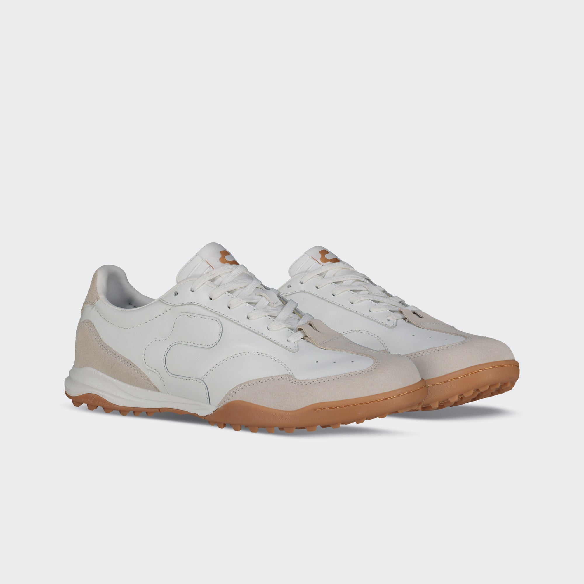 White Soccer Turf Shoes for Men Charly Campista LT TF