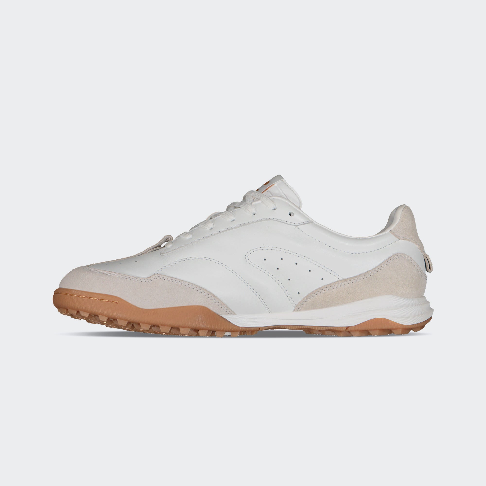 White Soccer Turf Shoes for Men Charly Campista LT TF